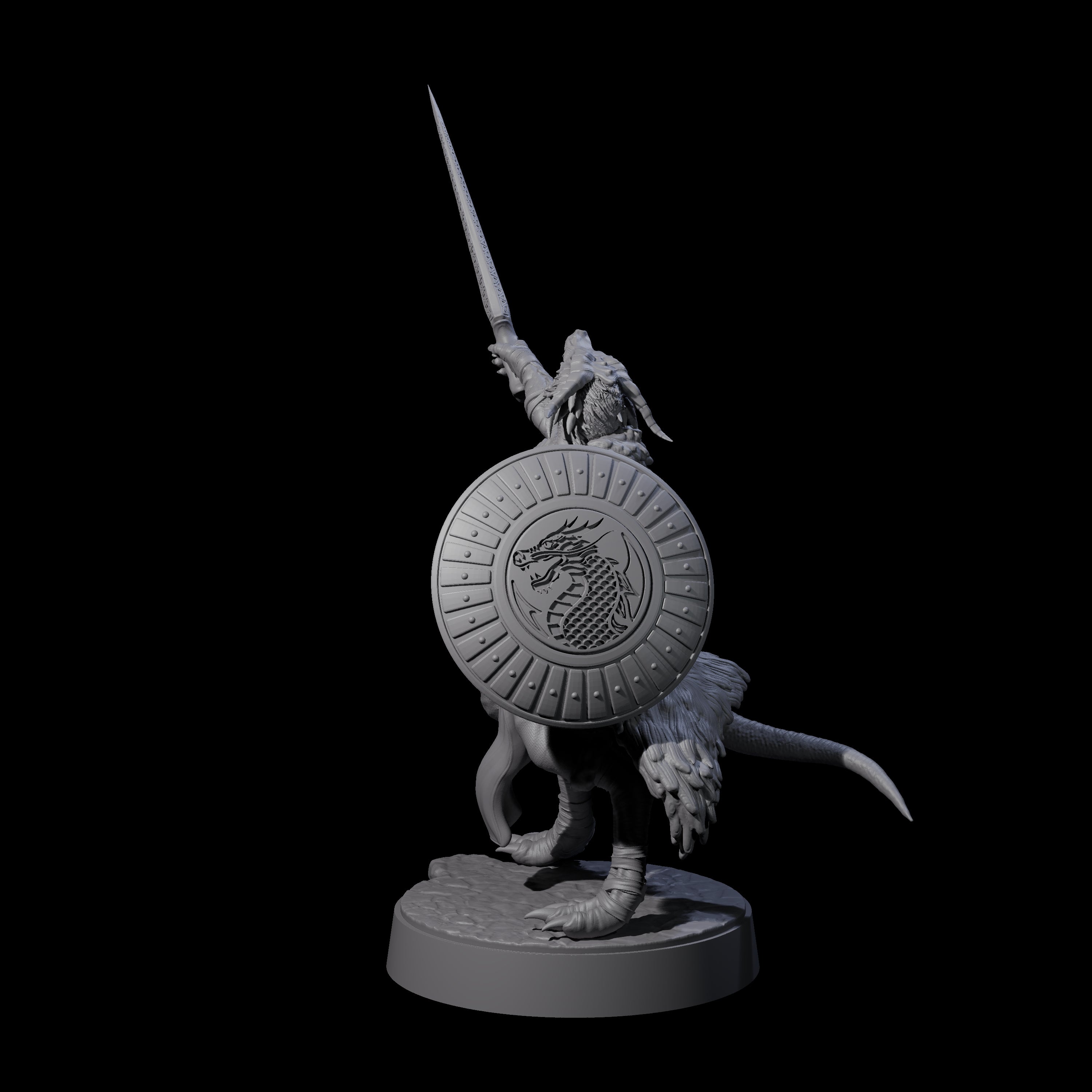 Fearless Kobold General Miniature for Dungeons and Dragons, Pathfinder or other TTRPGs