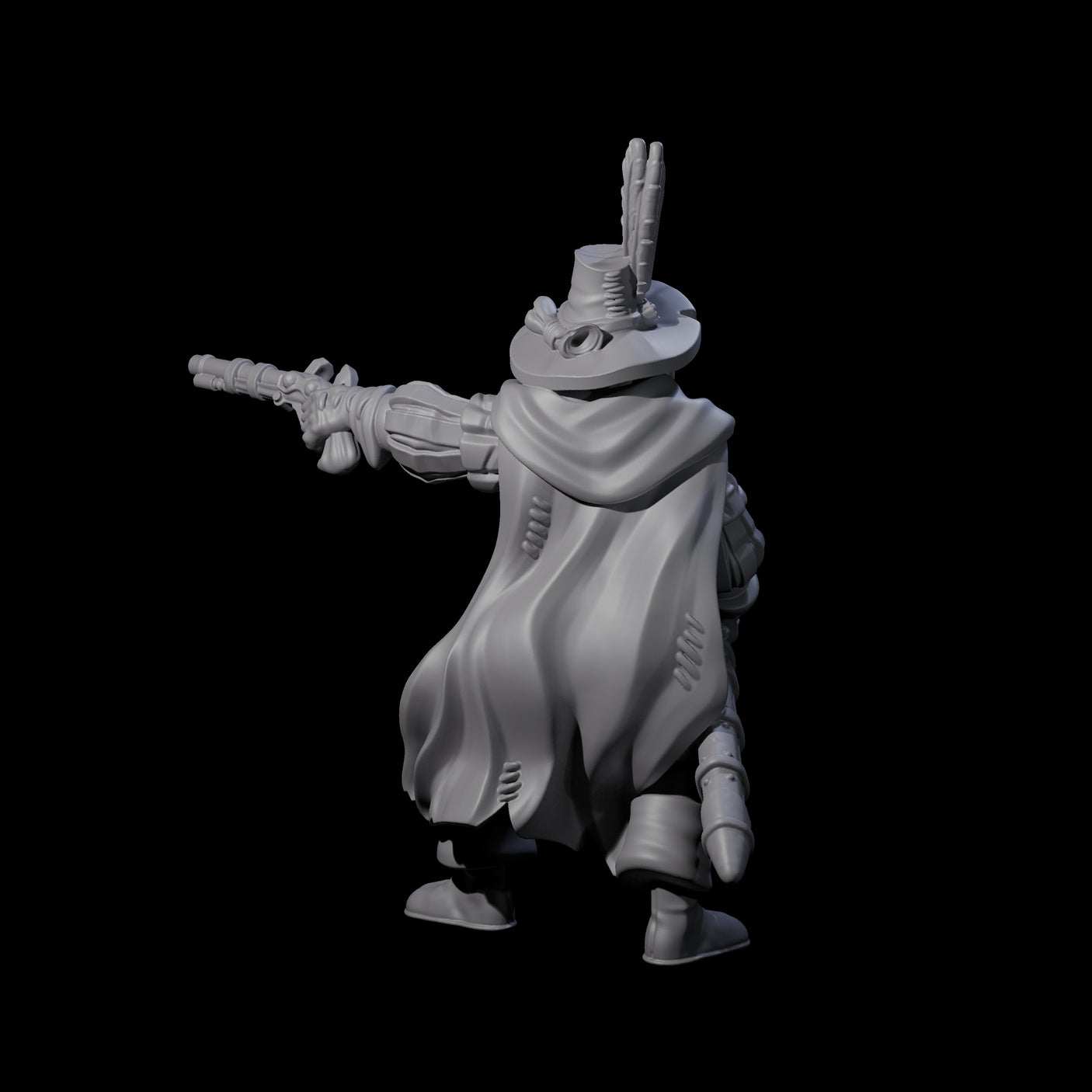 Female Inquisition Hunter A Miniature for Dungeons and Dragons, Pathfinder or other TTRPGs