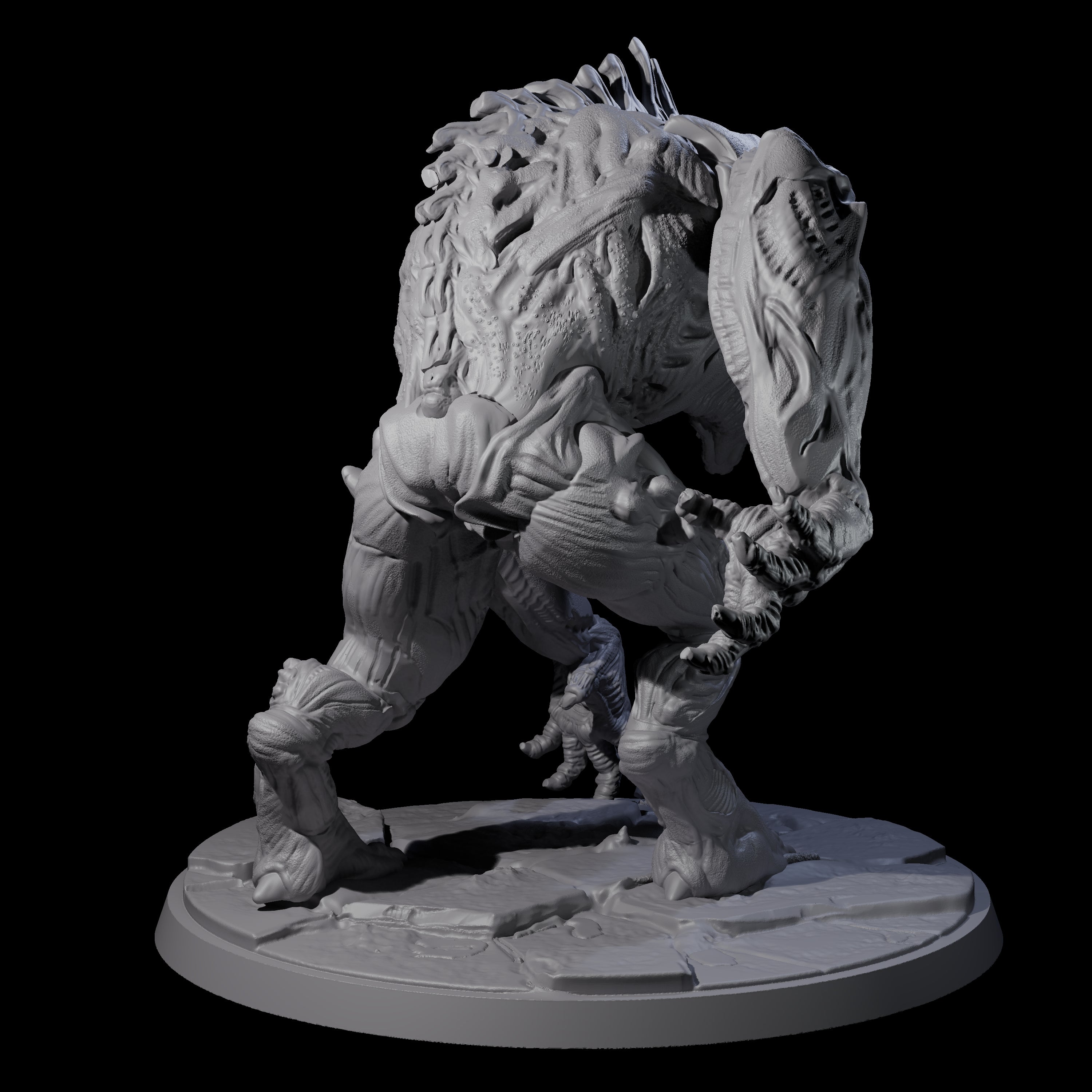 Feral Blinded Balor Miniature for Dungeons and Dragons, Pathfinder or other TTRPGs