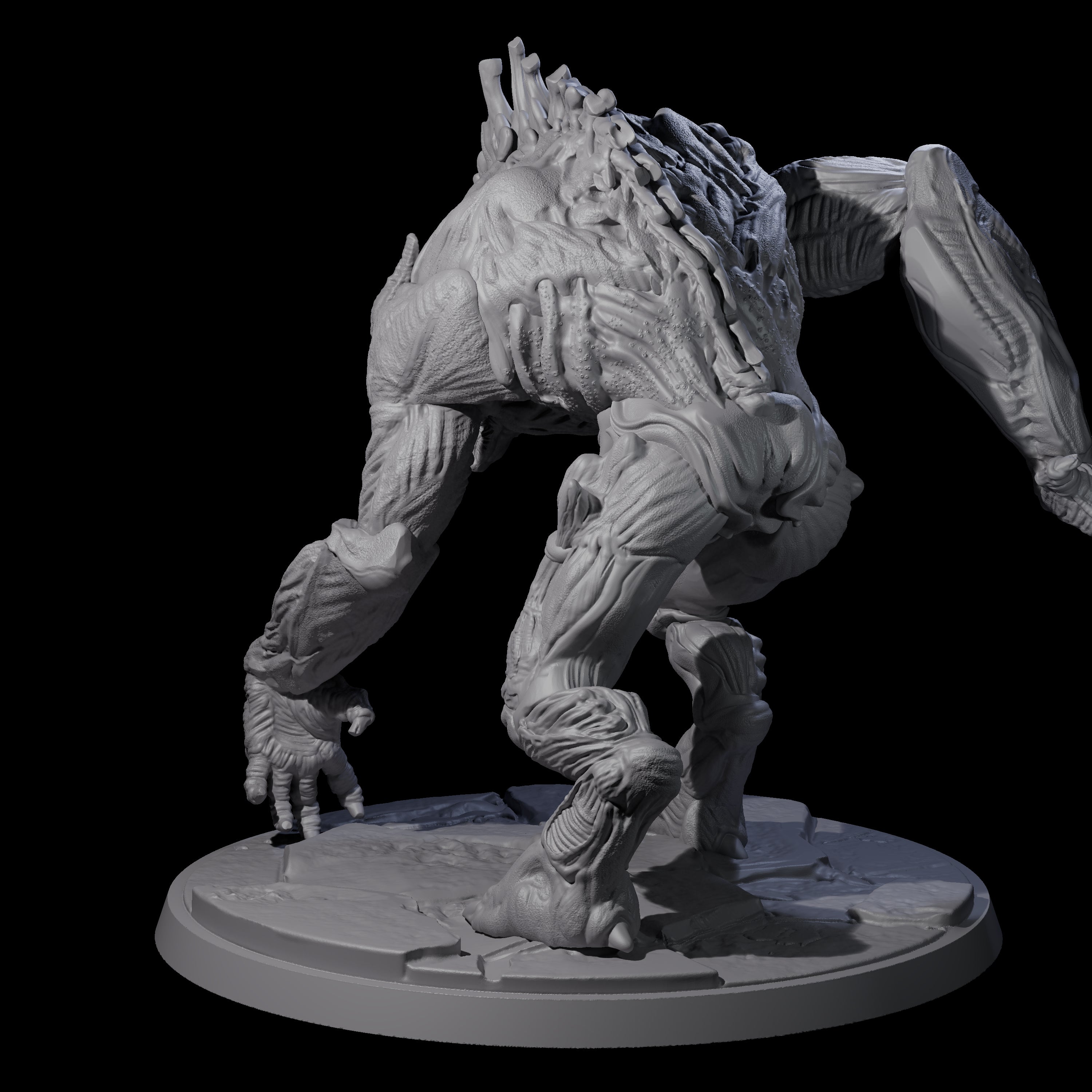 Feral Blinded Balor Miniature for Dungeons and Dragons, Pathfinder or other TTRPGs