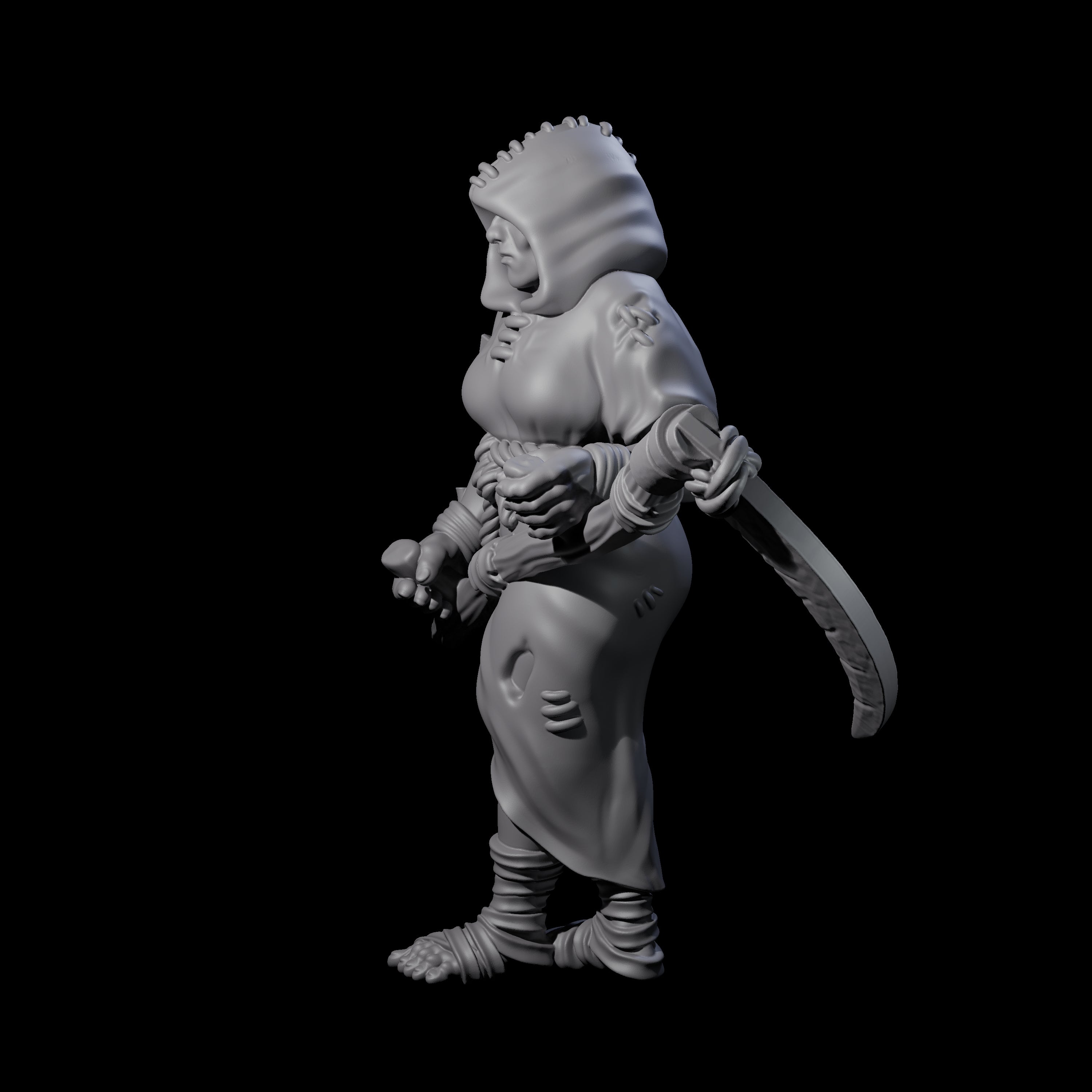 Fevered Zealot A Miniature for Dungeons and Dragons, Pathfinder or other TTRPGs