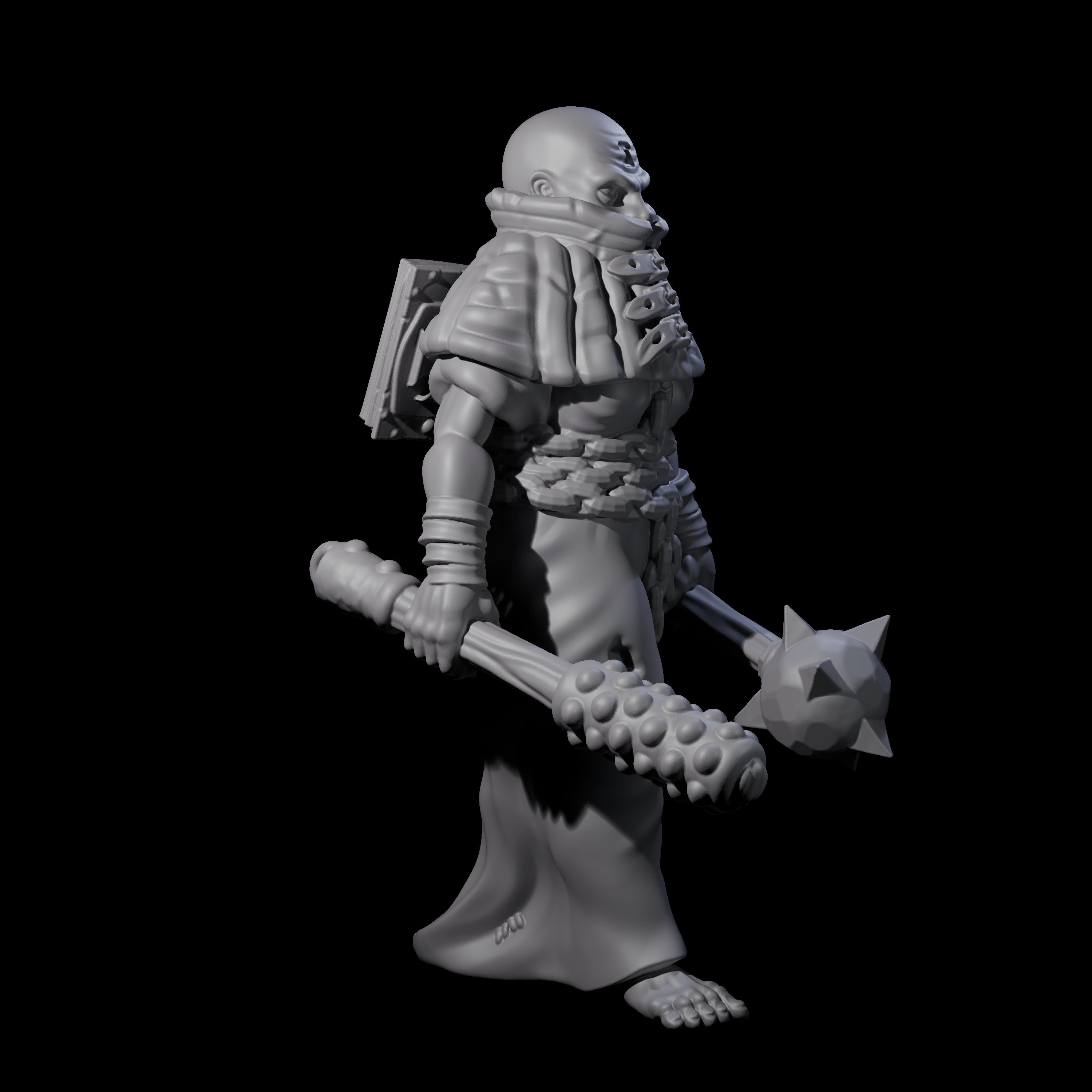 Fevered Zealot B Miniature for Dungeons and Dragons, Pathfinder or other TTRPGs
