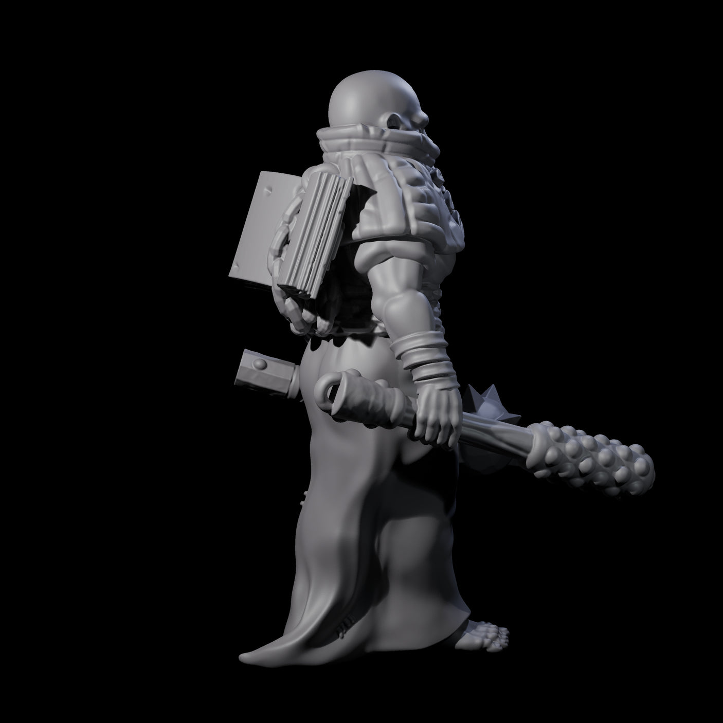 Fevered Zealot B Miniature for Dungeons and Dragons, Pathfinder or other TTRPGs