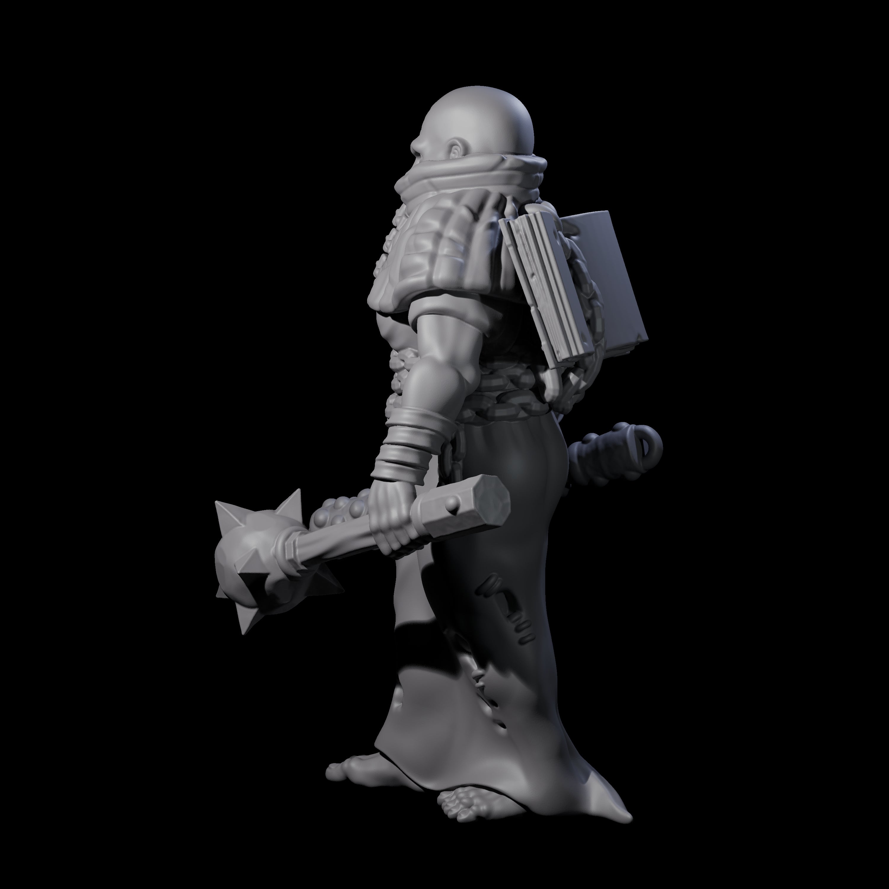 Fevered Zealot B Miniature for Dungeons and Dragons, Pathfinder or other TTRPGs
