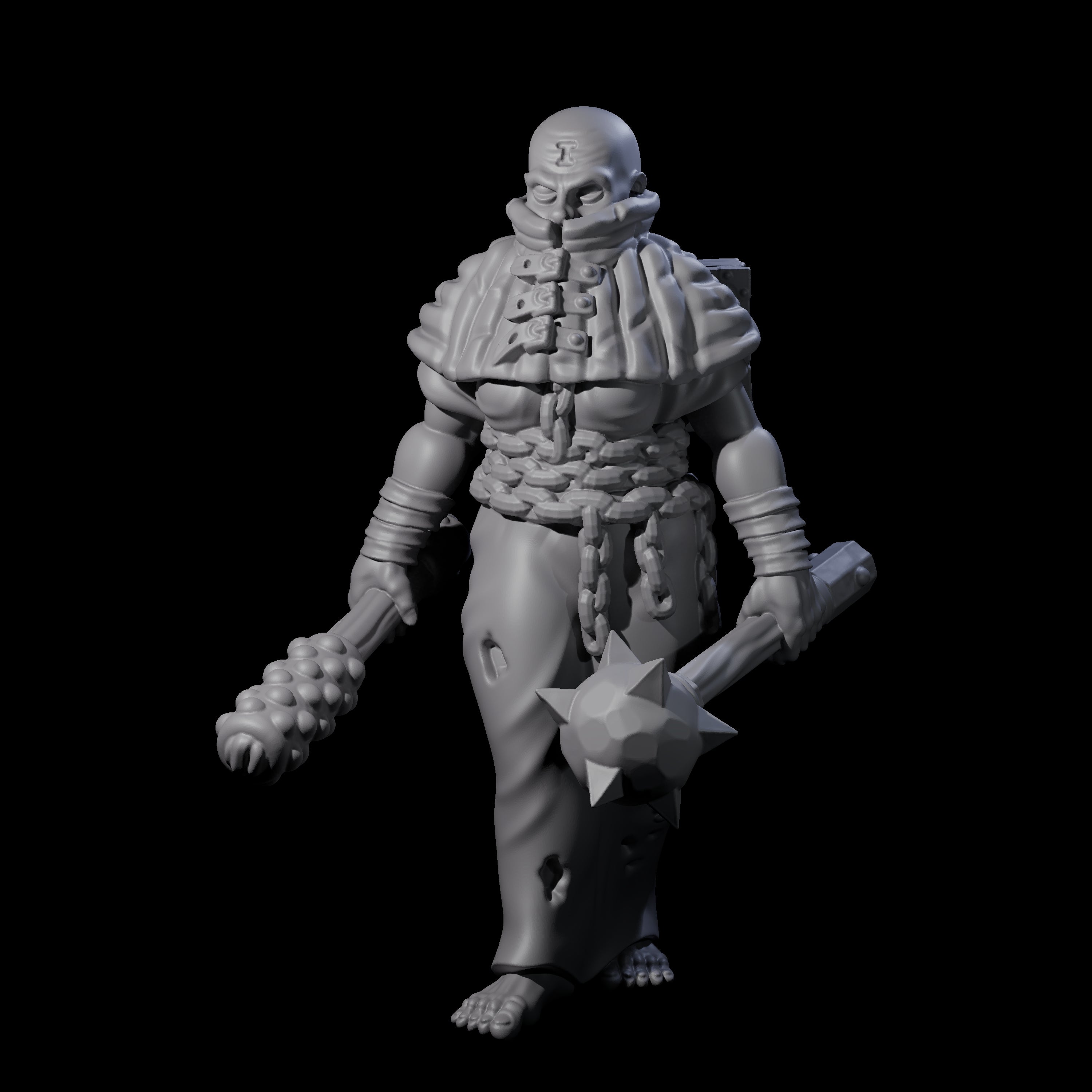 Fevered Zealot B Miniature for Dungeons and Dragons, Pathfinder or other TTRPGs
