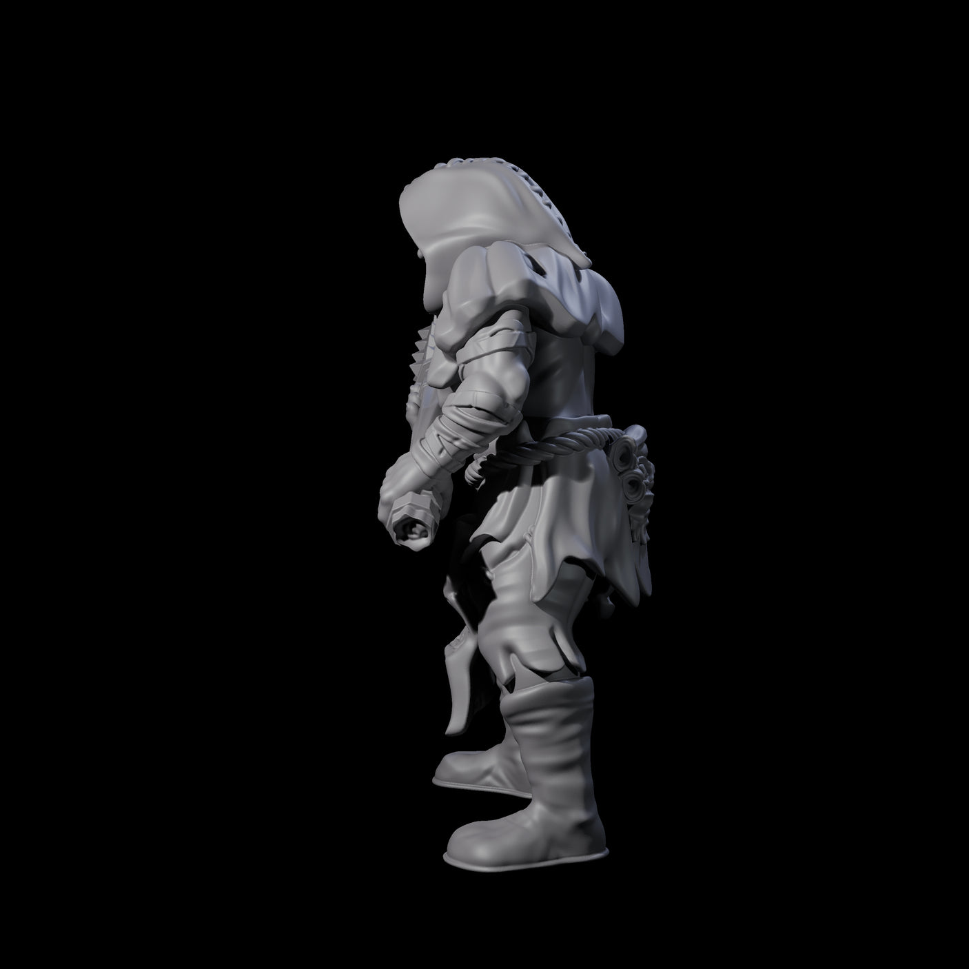 Fevered Zealot C Miniature for Dungeons and Dragons, Pathfinder or other TTRPGs