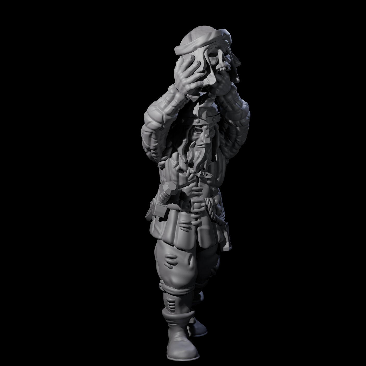 Fevered Zealot D Miniature for Dungeons and Dragons, Pathfinder or other TTRPGs