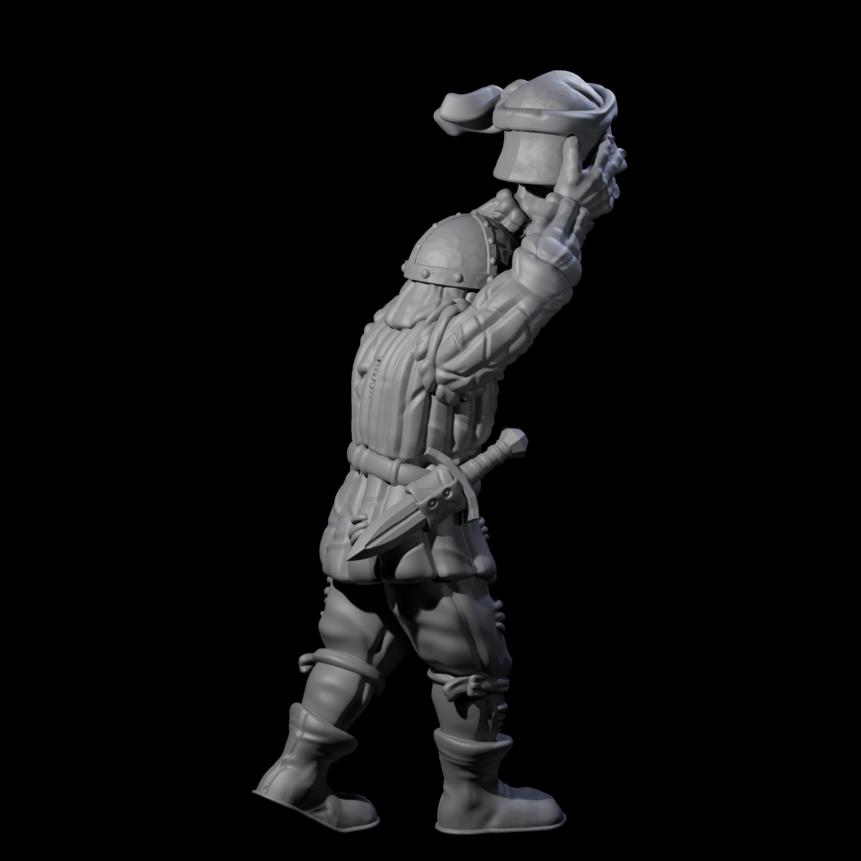 Fevered Zealot D Miniature for Dungeons and Dragons, Pathfinder or other TTRPGs