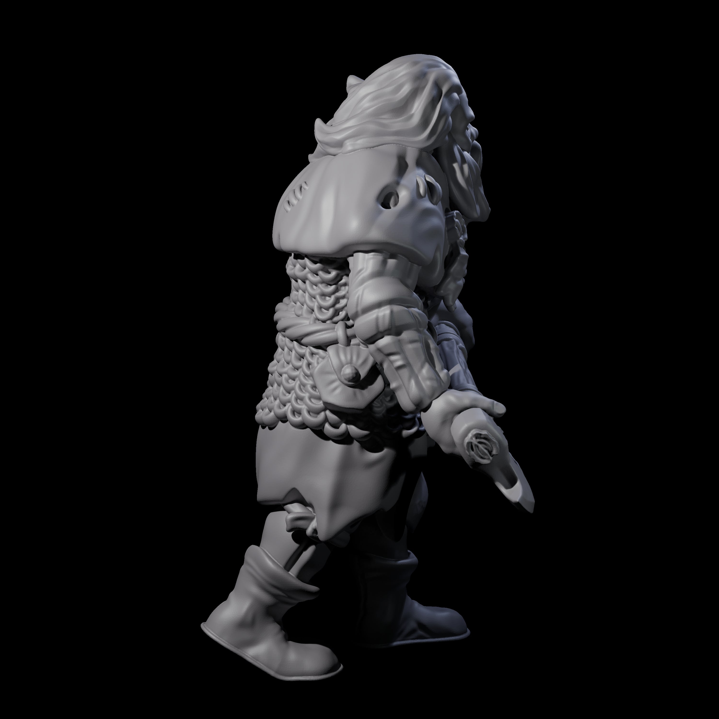Fevered Zealot E Miniature for Dungeons and Dragons, Pathfinder or other TTRPGs