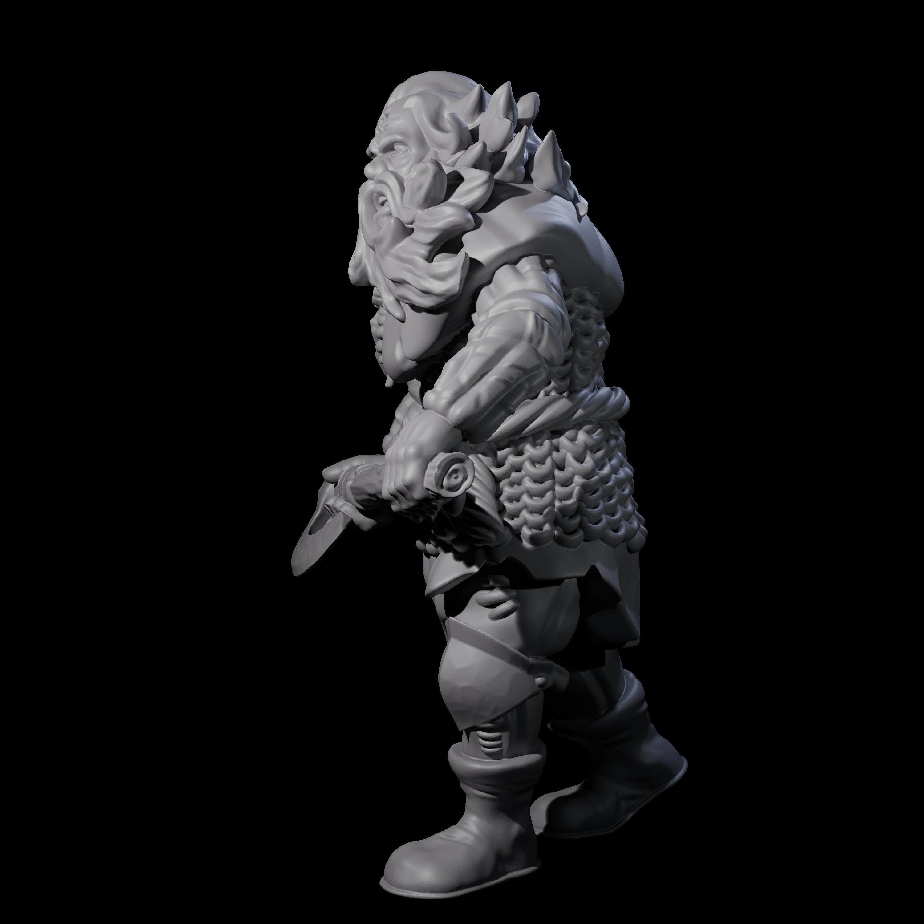 Fevered Zealot E Miniature for Dungeons and Dragons, Pathfinder or other TTRPGs