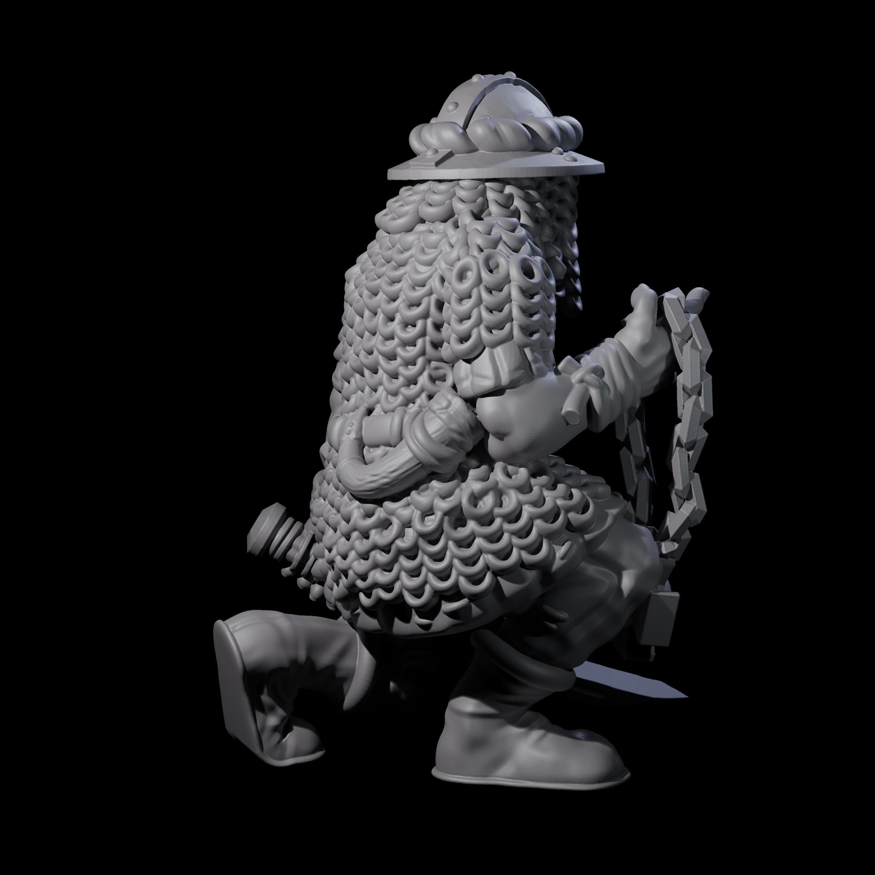 Fevered Zealot F Miniature for Dungeons and Dragons, Pathfinder or other TTRPGs
