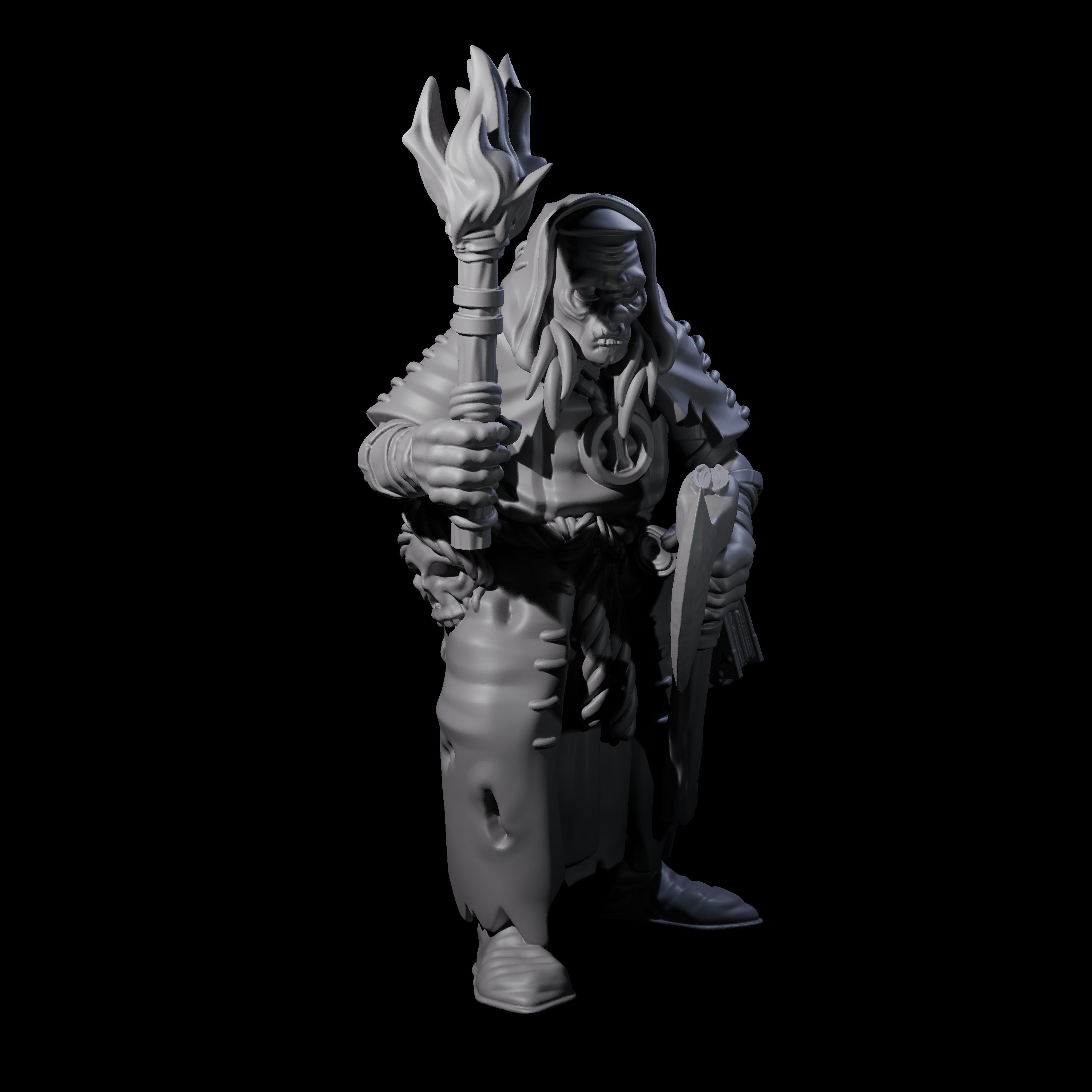 Fevered Zealot G Miniature for Dungeons and Dragons, Pathfinder or other TTRPGs