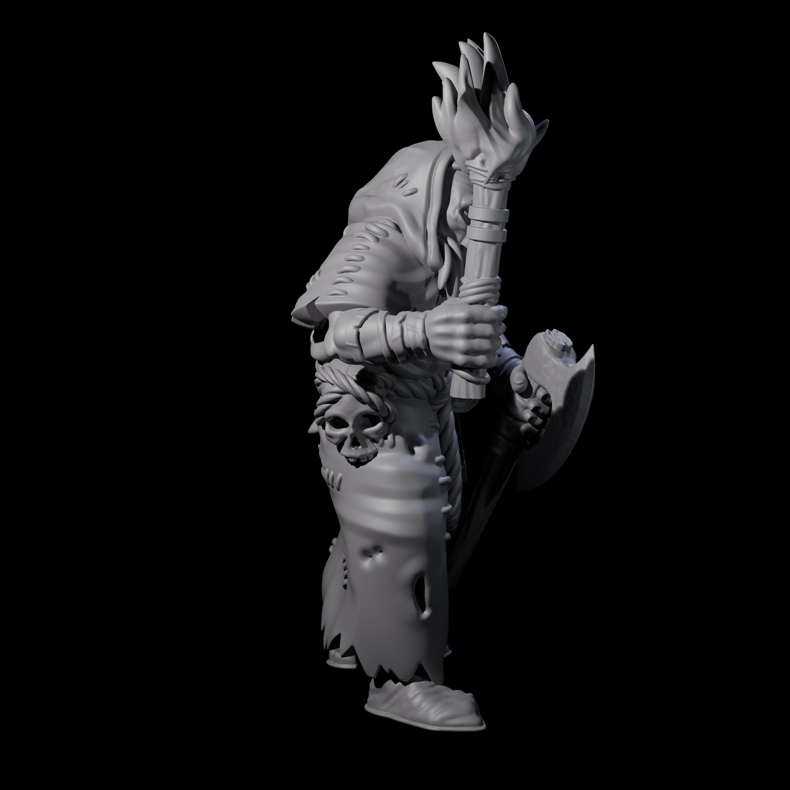 Fevered Zealot G Miniature for Dungeons and Dragons, Pathfinder or other TTRPGs