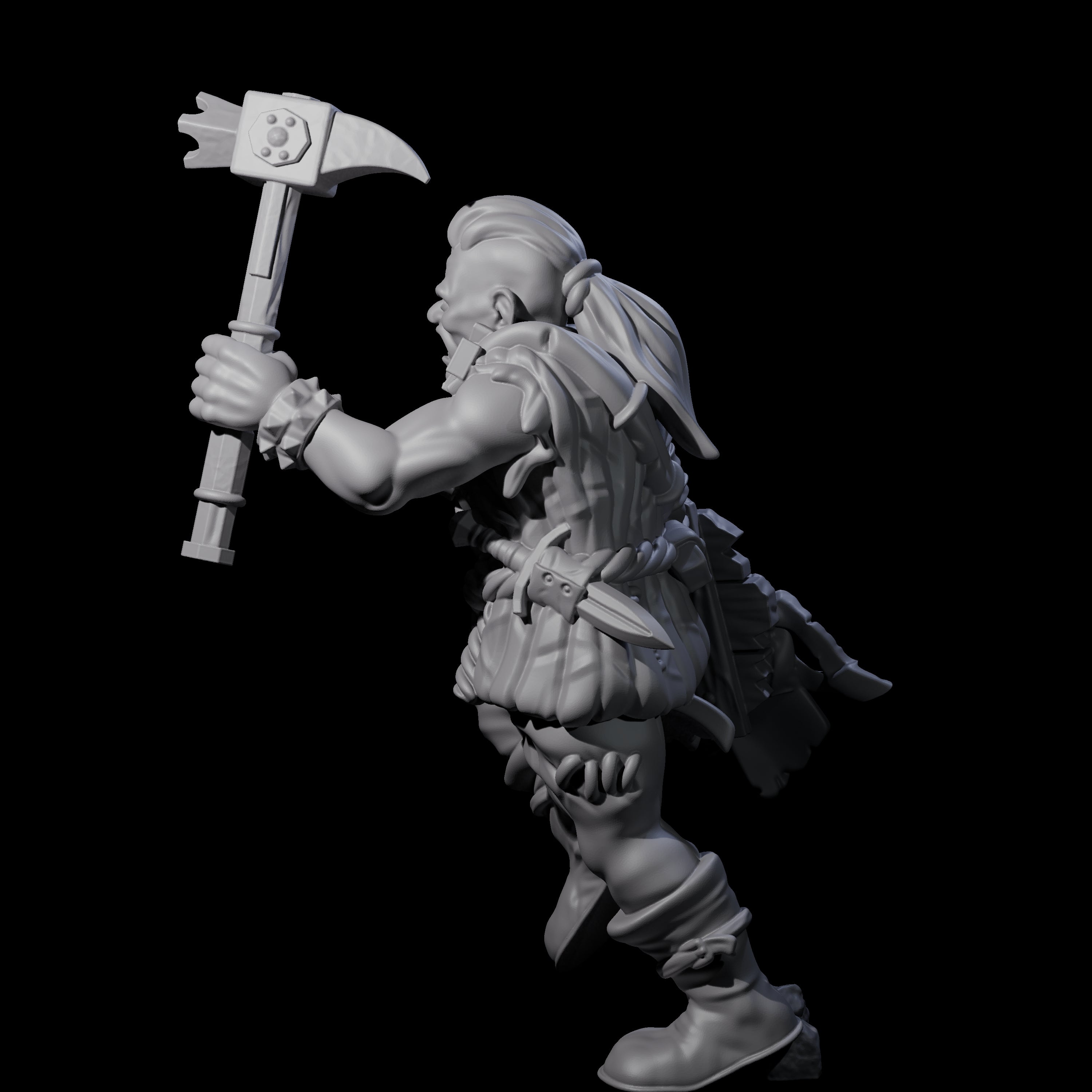 Fevered Zealot H Miniature for Dungeons and Dragons, Pathfinder or other TTRPGs