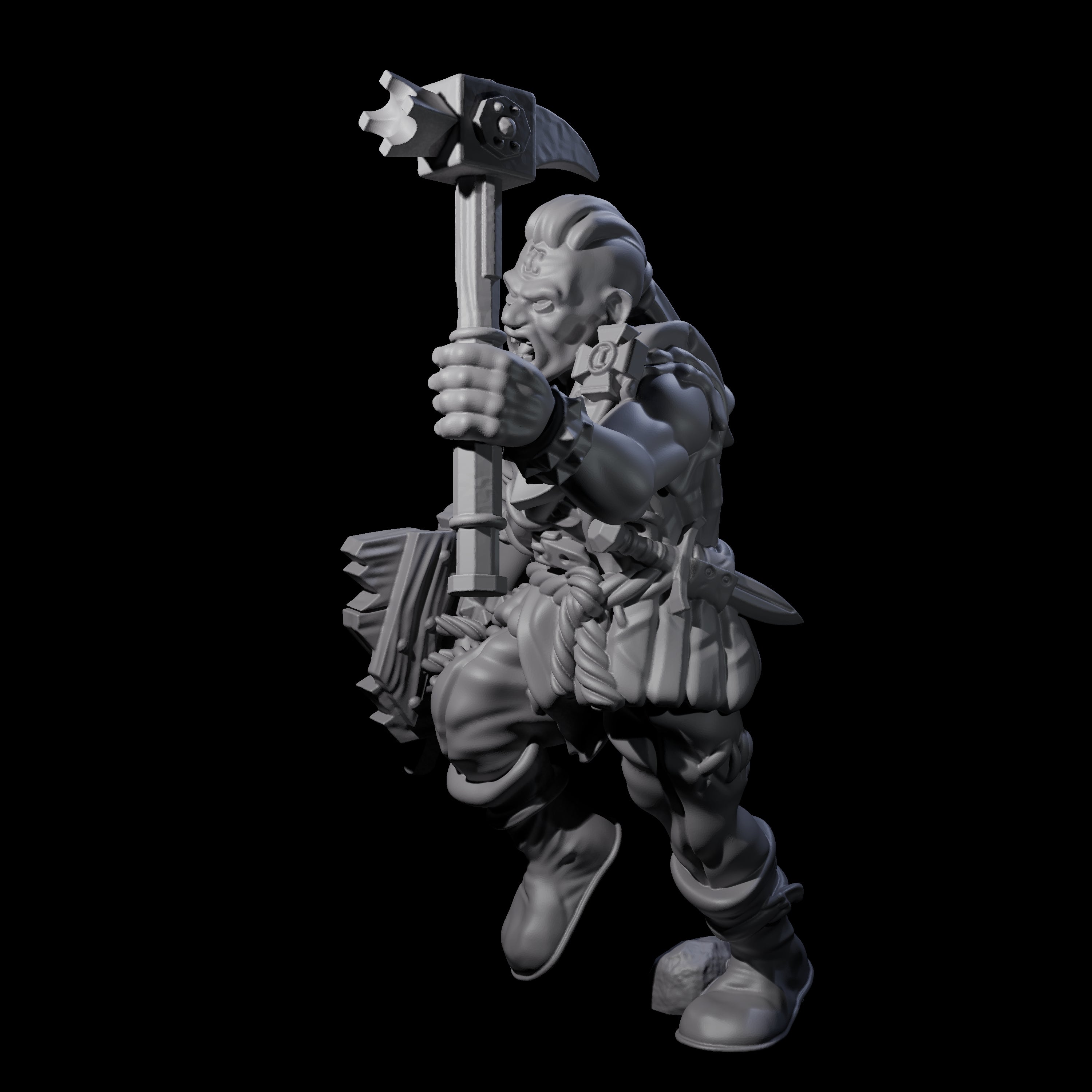 Fevered Zealot H Miniature for Dungeons and Dragons, Pathfinder or other TTRPGs