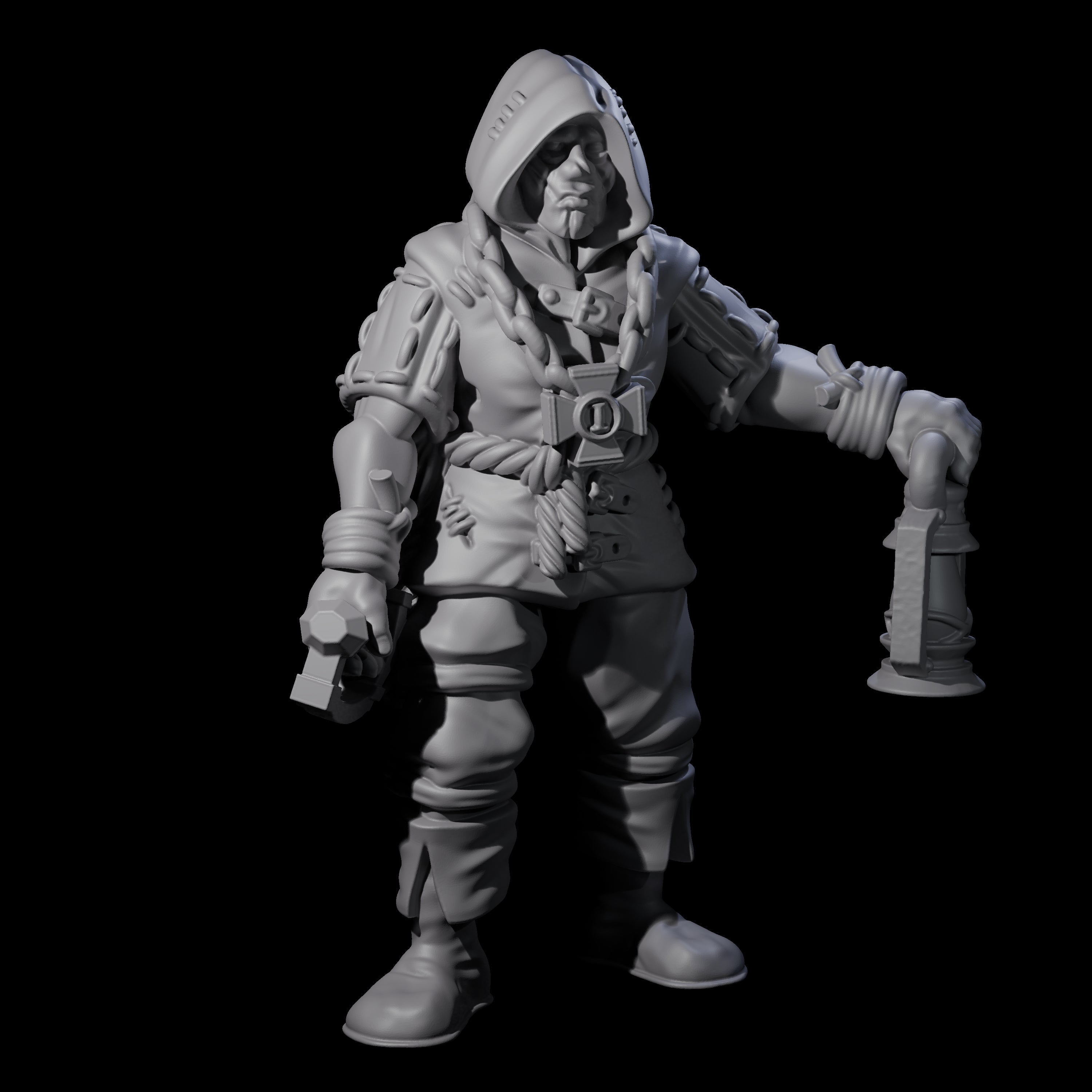 Fevered Zealot I Miniature for Dungeons and Dragons, Pathfinder or other TTRPGs