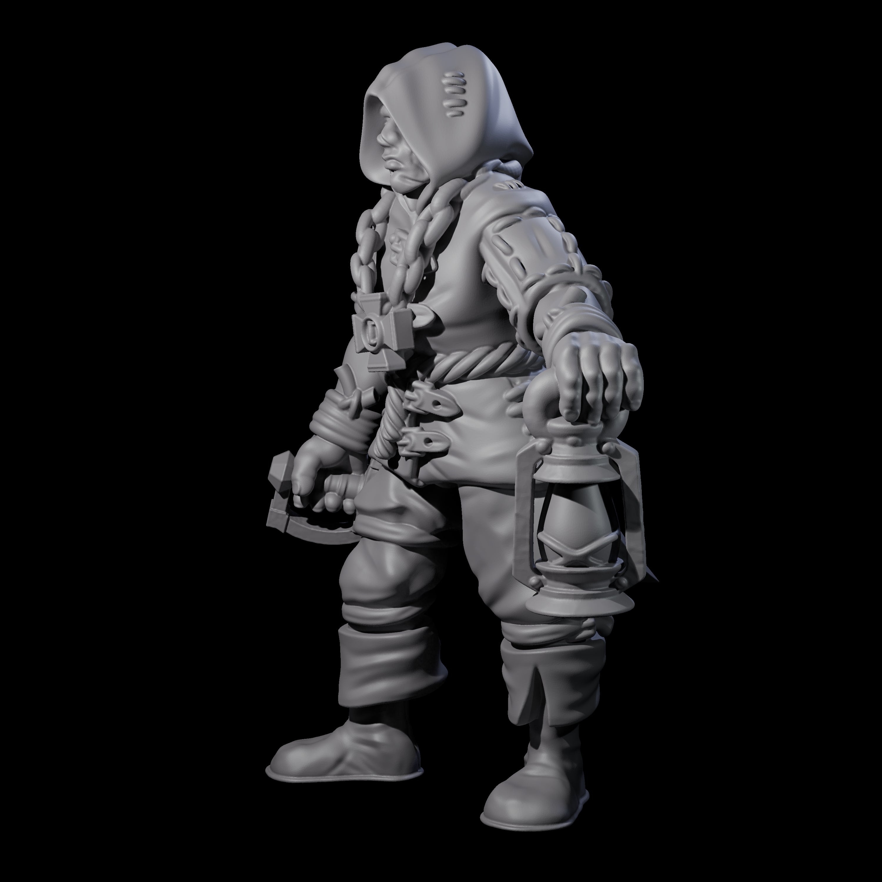 Fevered Zealot I Miniature for Dungeons and Dragons, Pathfinder or other TTRPGs