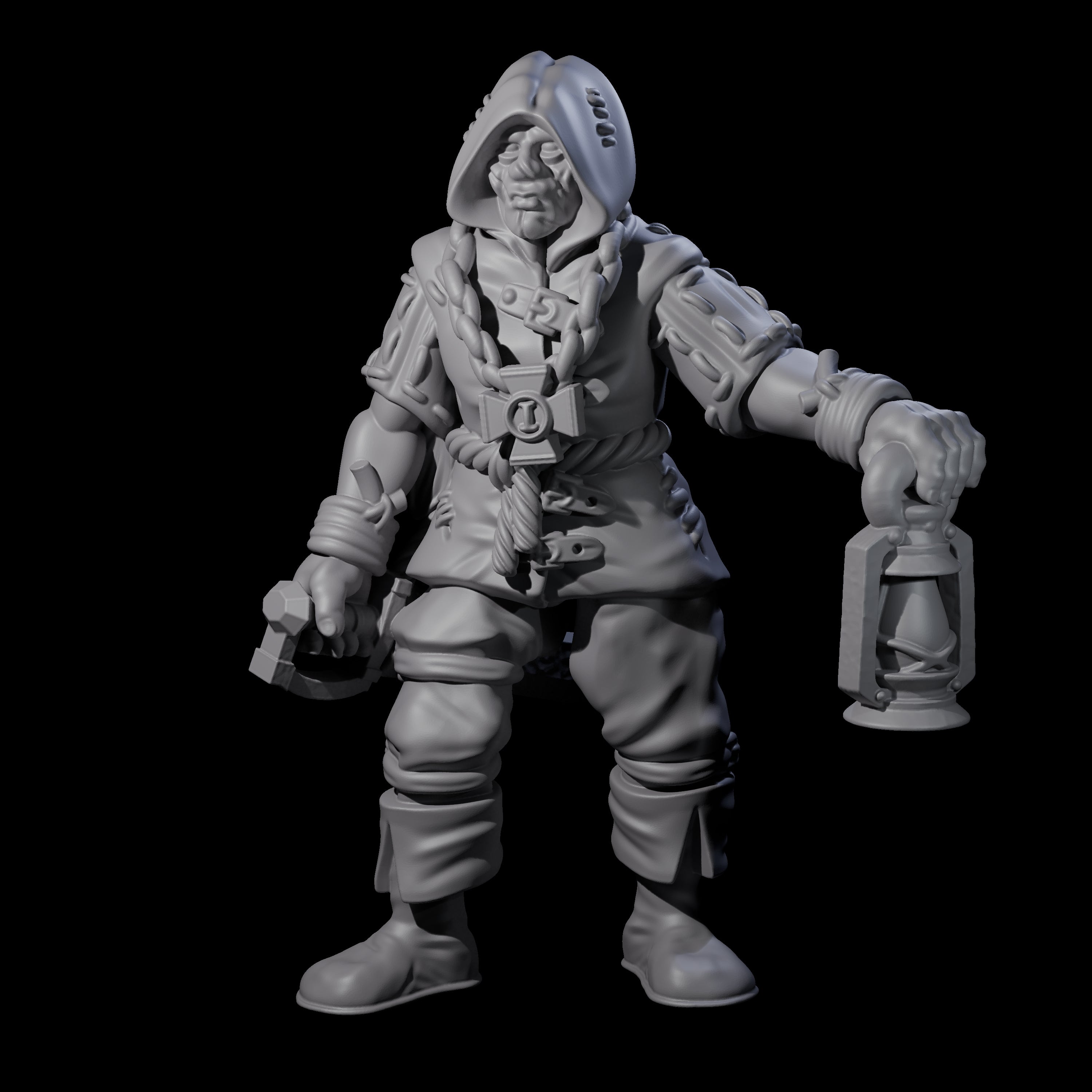 Fevered Zealot I Miniature for Dungeons and Dragons, Pathfinder or other TTRPGs