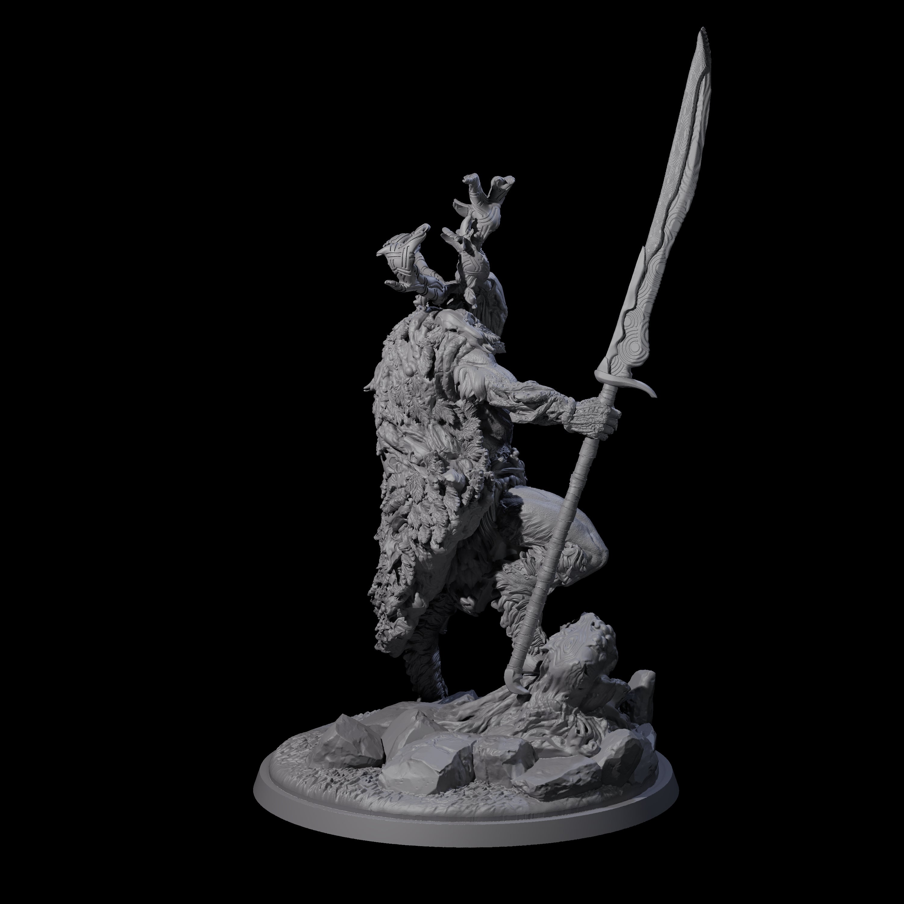 Fey Lord of the Hunt Miniature for Dungeons and Dragons, Pathfinder or other TTRPGs