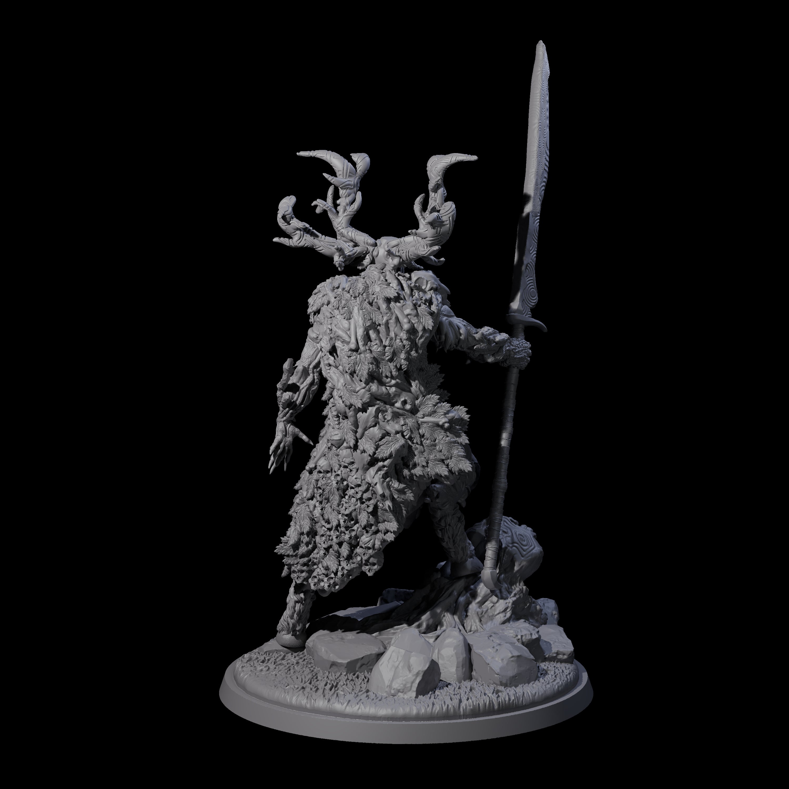 Fey Lord of the Hunt Miniature for Dungeons and Dragons, Pathfinder or other TTRPGs