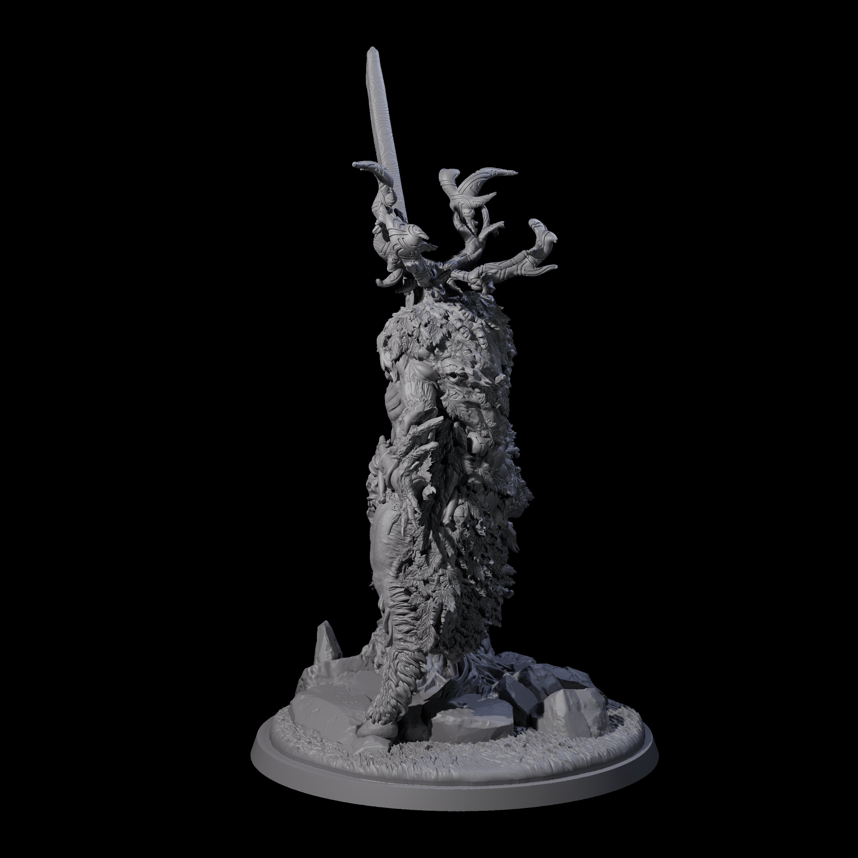 Fey Lord of the Hunt Miniature for Dungeons and Dragons, Pathfinder or other TTRPGs