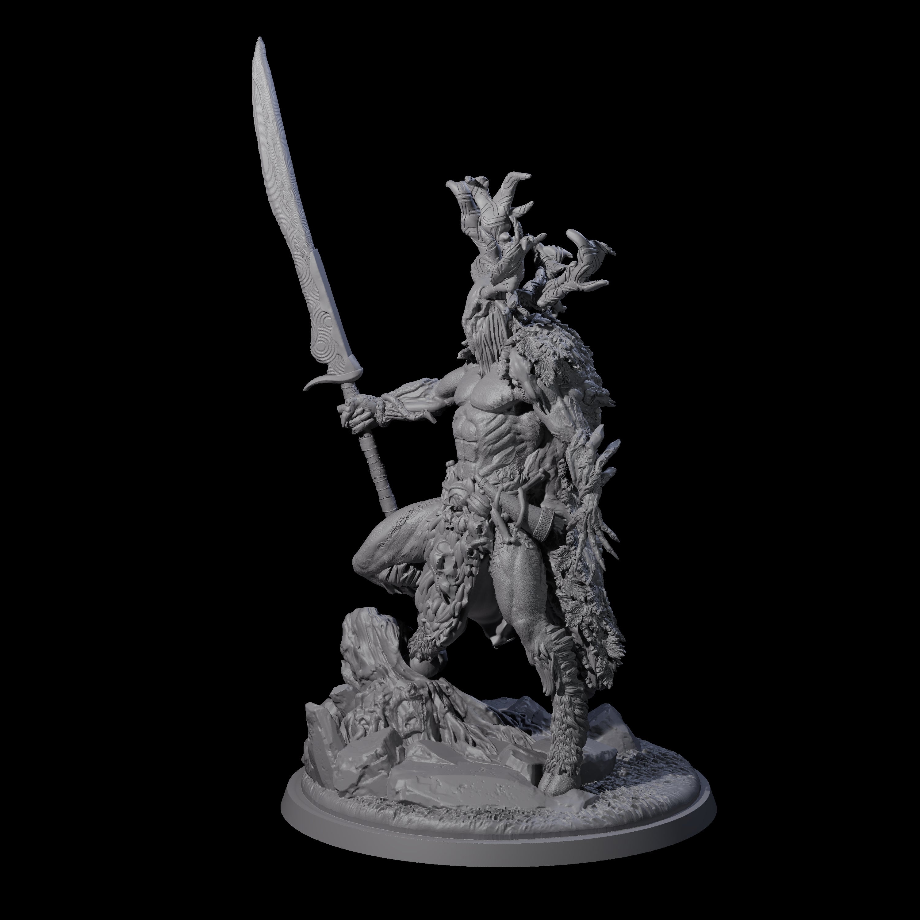 Fey Lord of the Hunt Miniature for Dungeons and Dragons, Pathfinder or other TTRPGs