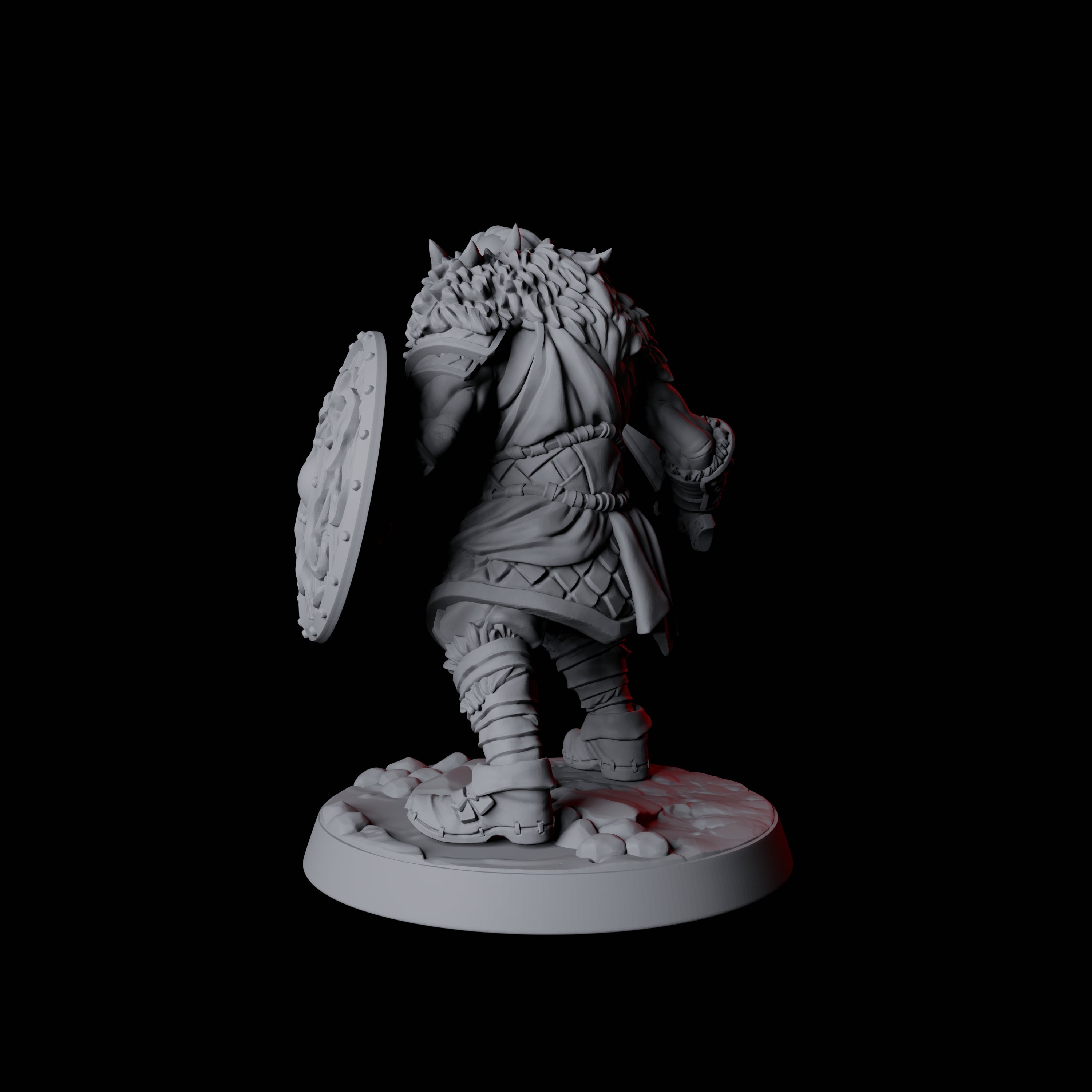 Fierce Northman Berserker A Miniature for Dungeons and Dragons, Pathfinder or other TTRPGs