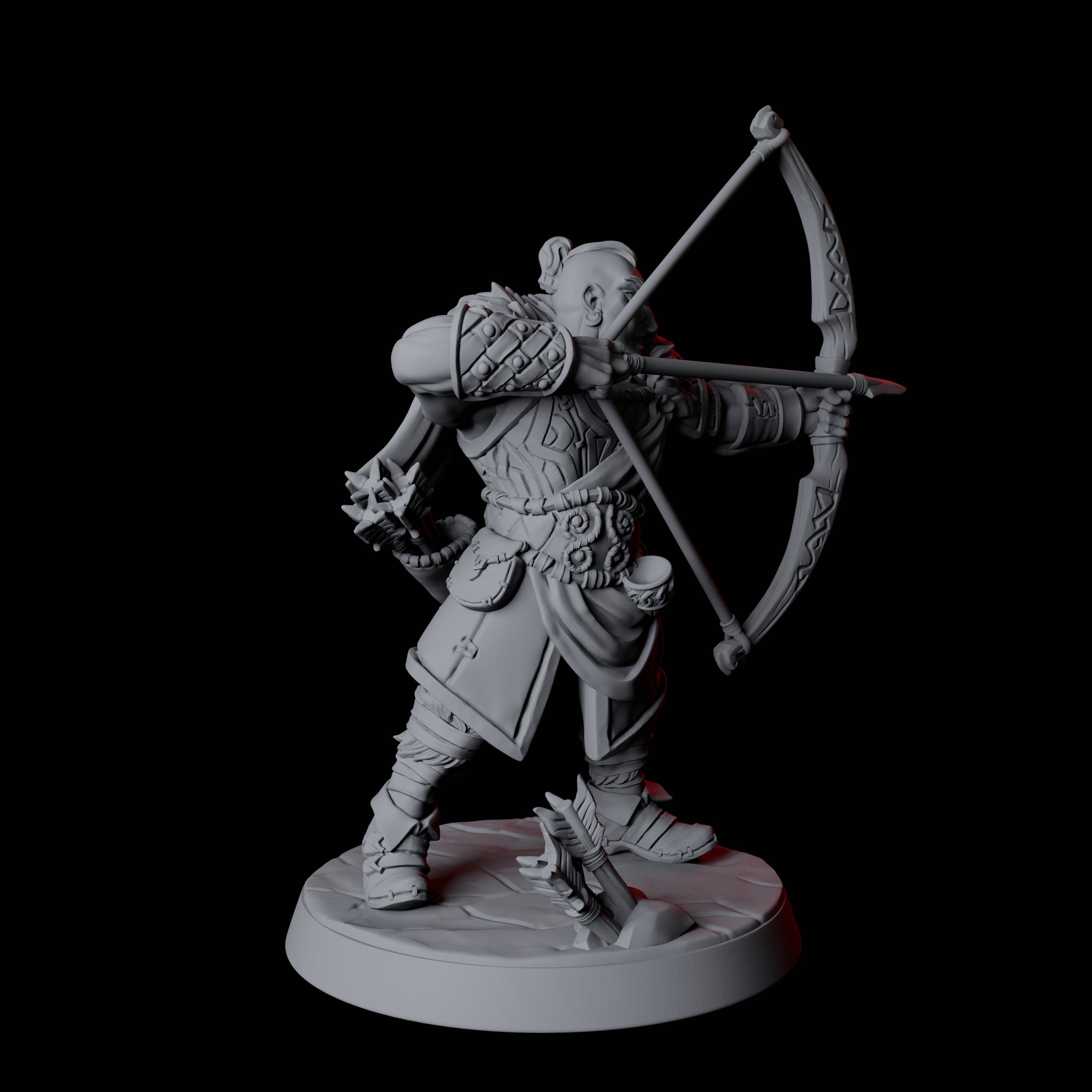 Fierce Northman Berserker C Miniature for Dungeons and Dragons, Pathfinder or other TTRPGs