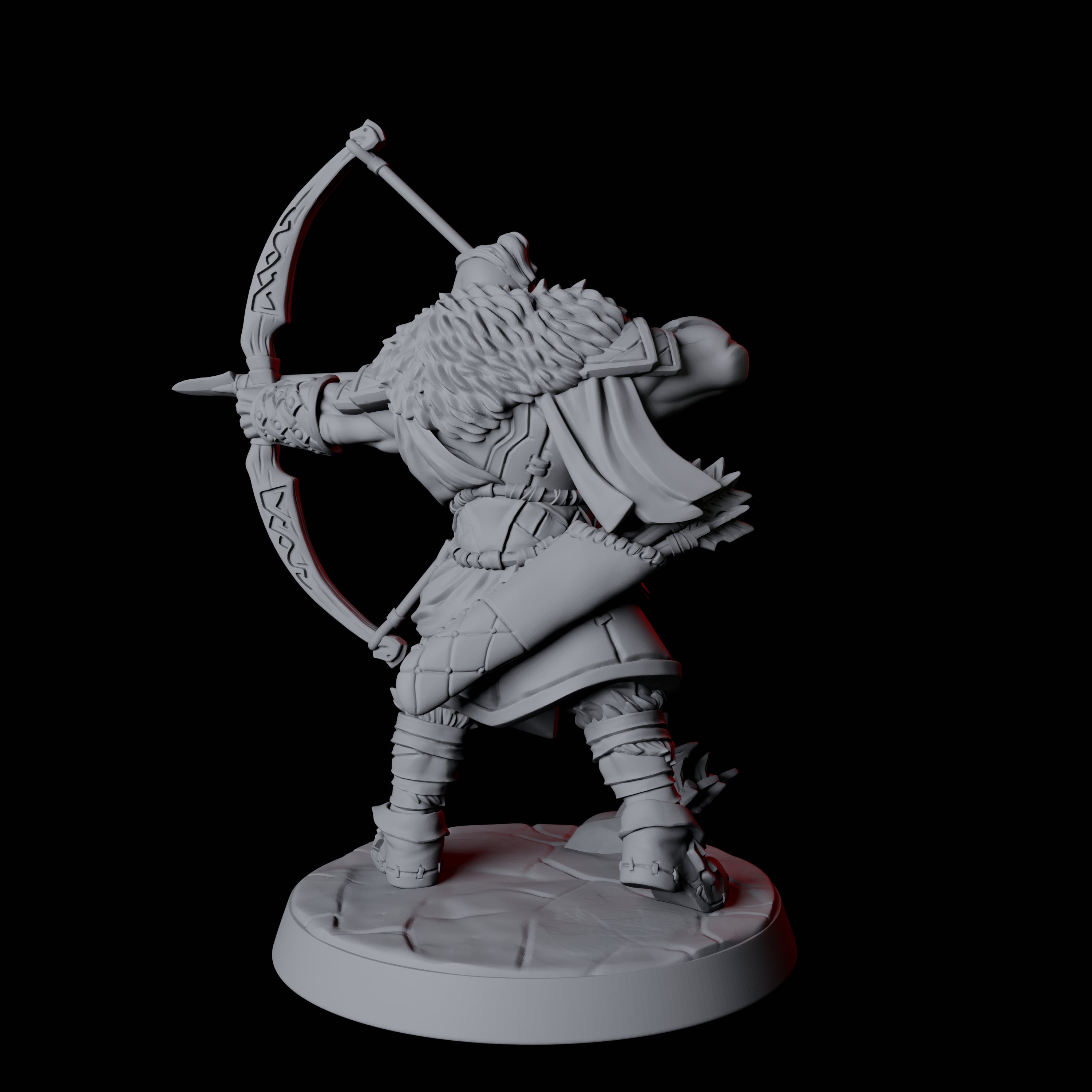 Fierce Northman Berserker C Miniature for Dungeons and Dragons, Pathfinder or other TTRPGs