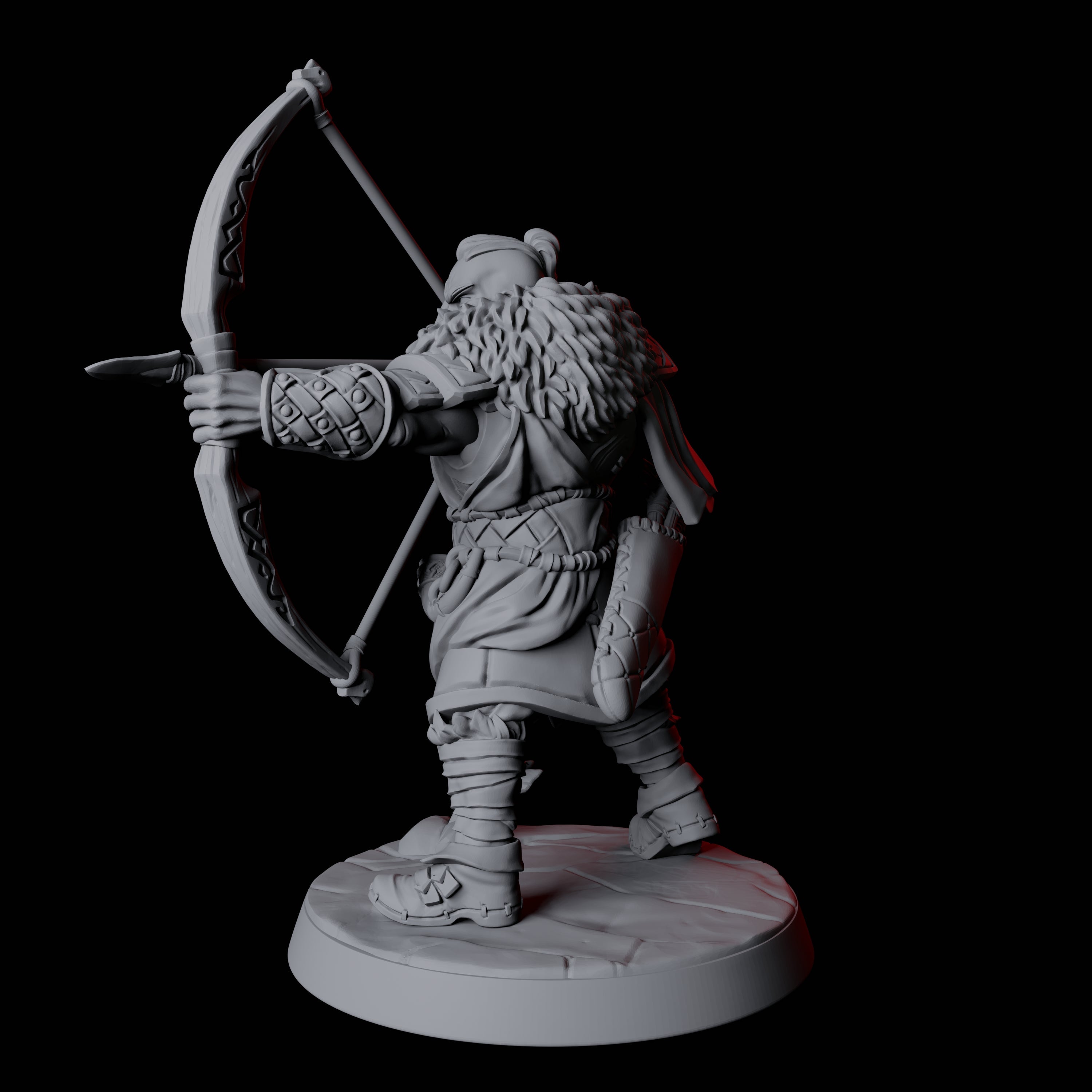 Fierce Northman Berserker C Miniature for Dungeons and Dragons, Pathfinder or other TTRPGs