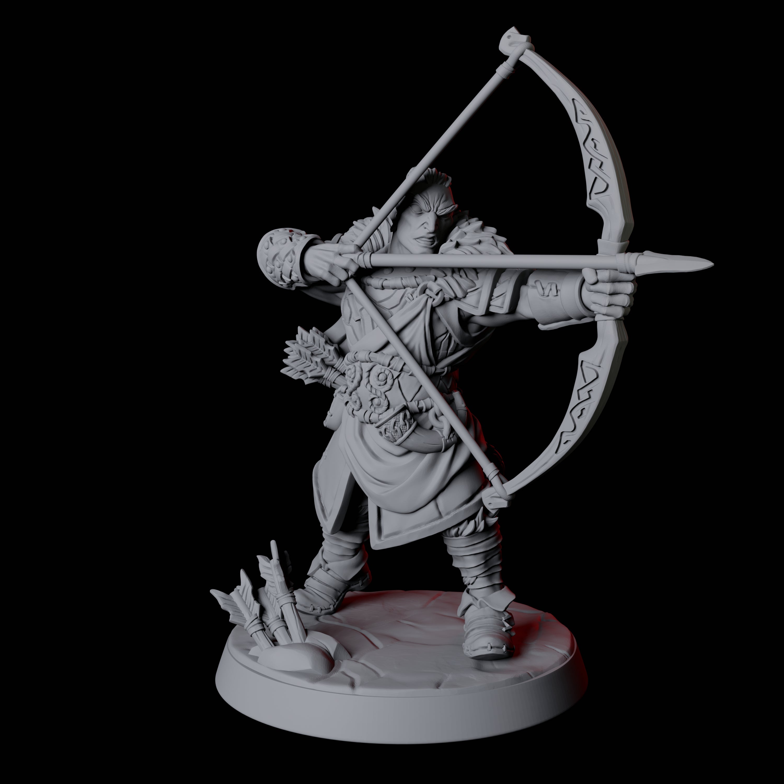 Fierce Northman Berserker C Miniature for Dungeons and Dragons, Pathfinder or other TTRPGs