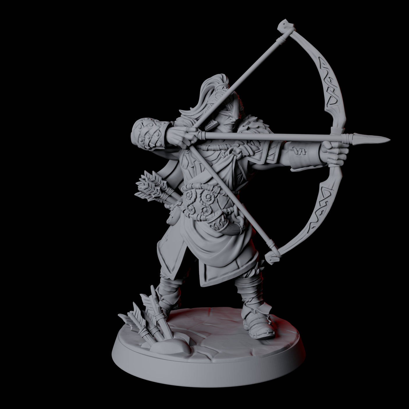 Fierce Northman Berserker C Miniature for Dungeons and Dragons, Pathfinder or other TTRPGs