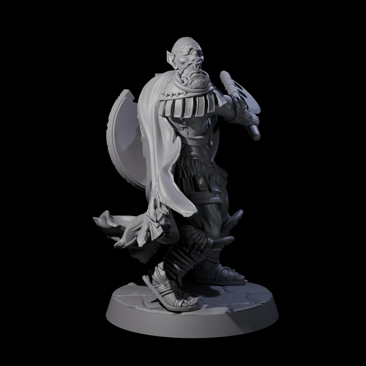Filthy Cyclops Warrior B Miniature for Dungeons and Dragons, Pathfinder or other TTRPGs