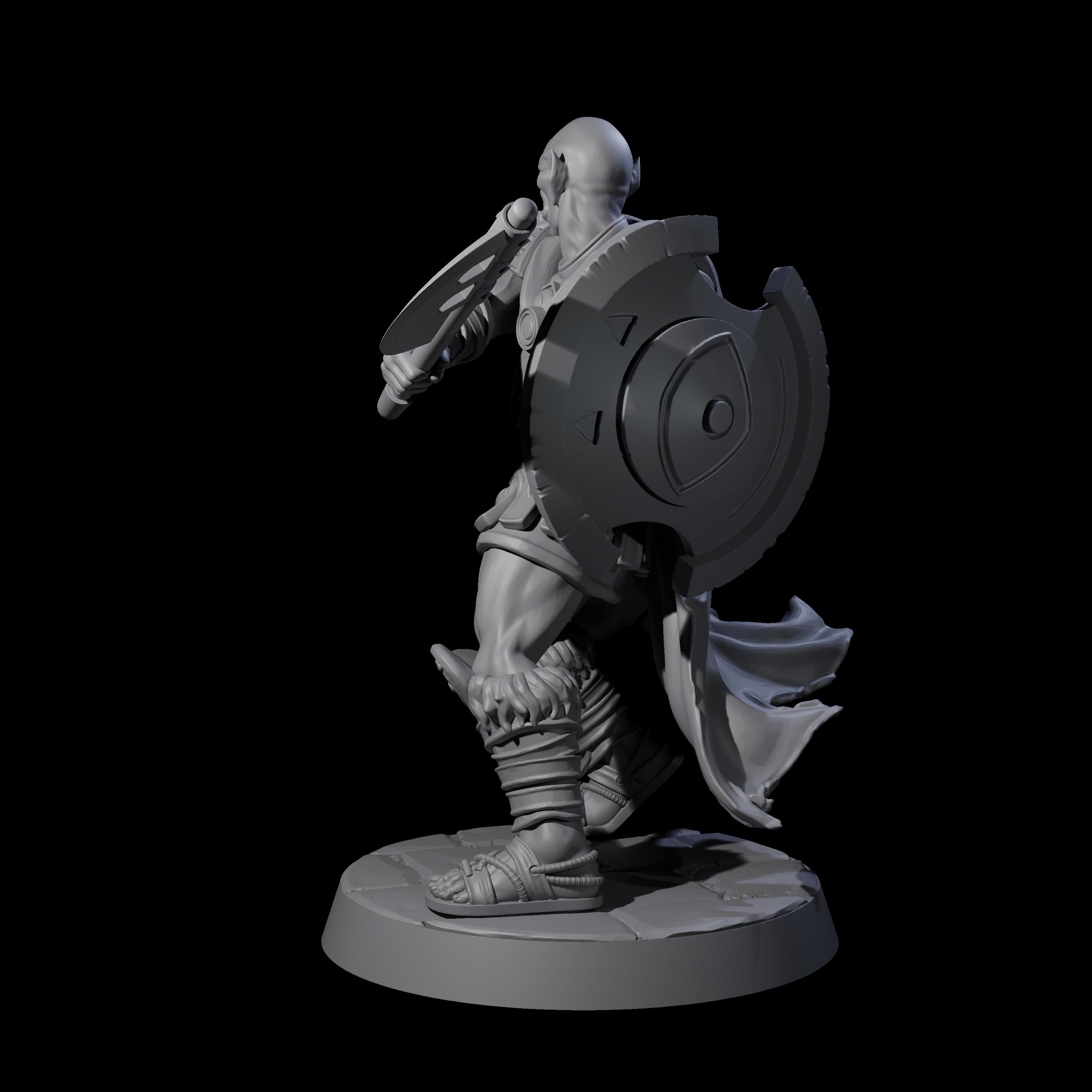 Filthy Cyclops Warrior B Miniature for Dungeons and Dragons, Pathfinder or other TTRPGs
