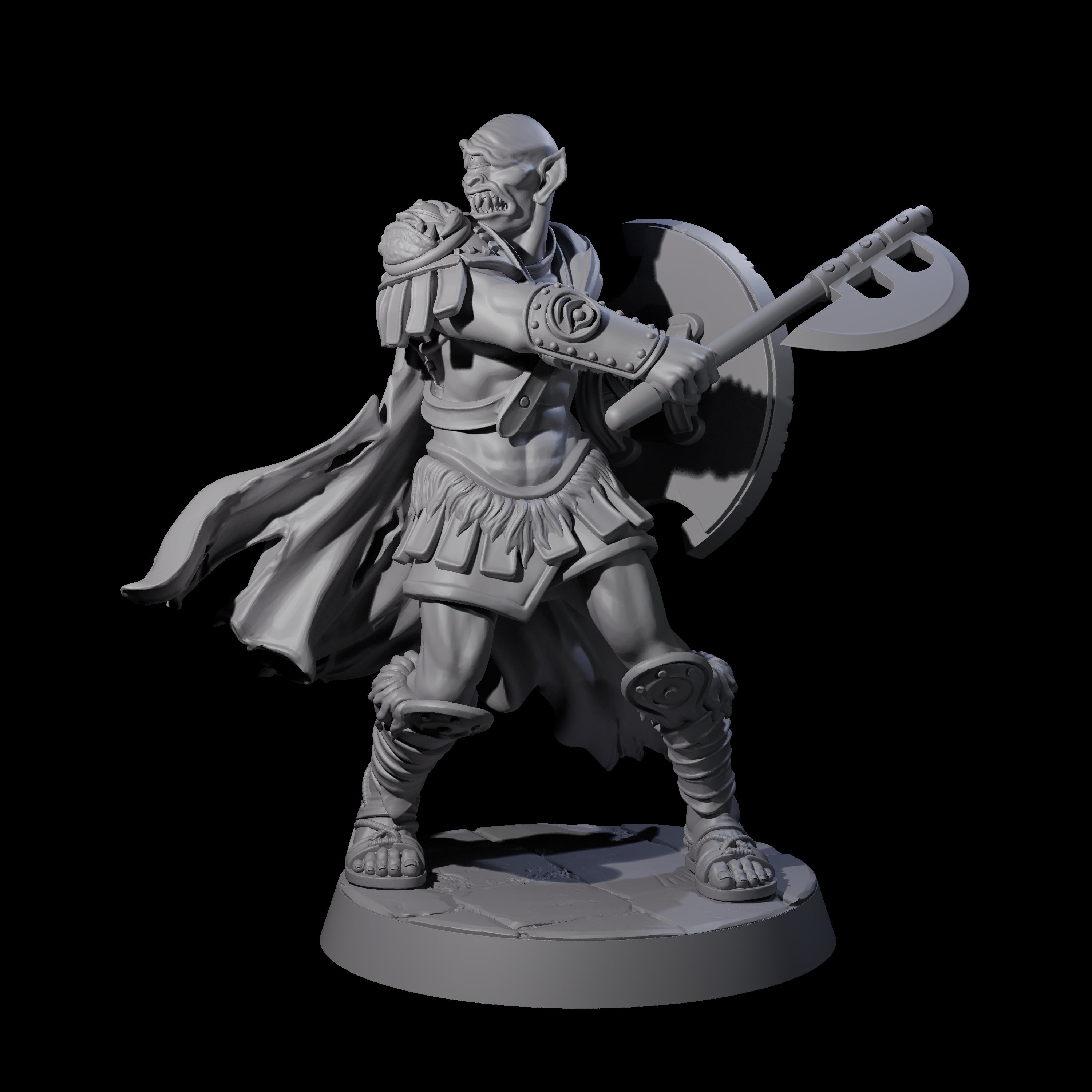Filthy Cyclops Warrior B Miniature for Dungeons and Dragons, Pathfinder or other TTRPGs
