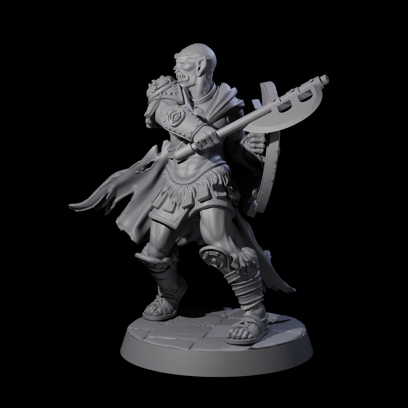 Filthy Cyclops Warrior B Miniature for Dungeons and Dragons, Pathfinder or other TTRPGs