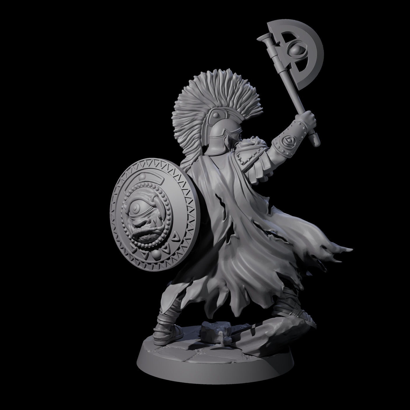 Filthy Cyclops Warrior C Miniature for Dungeons and Dragons, Pathfinder or other TTRPGs