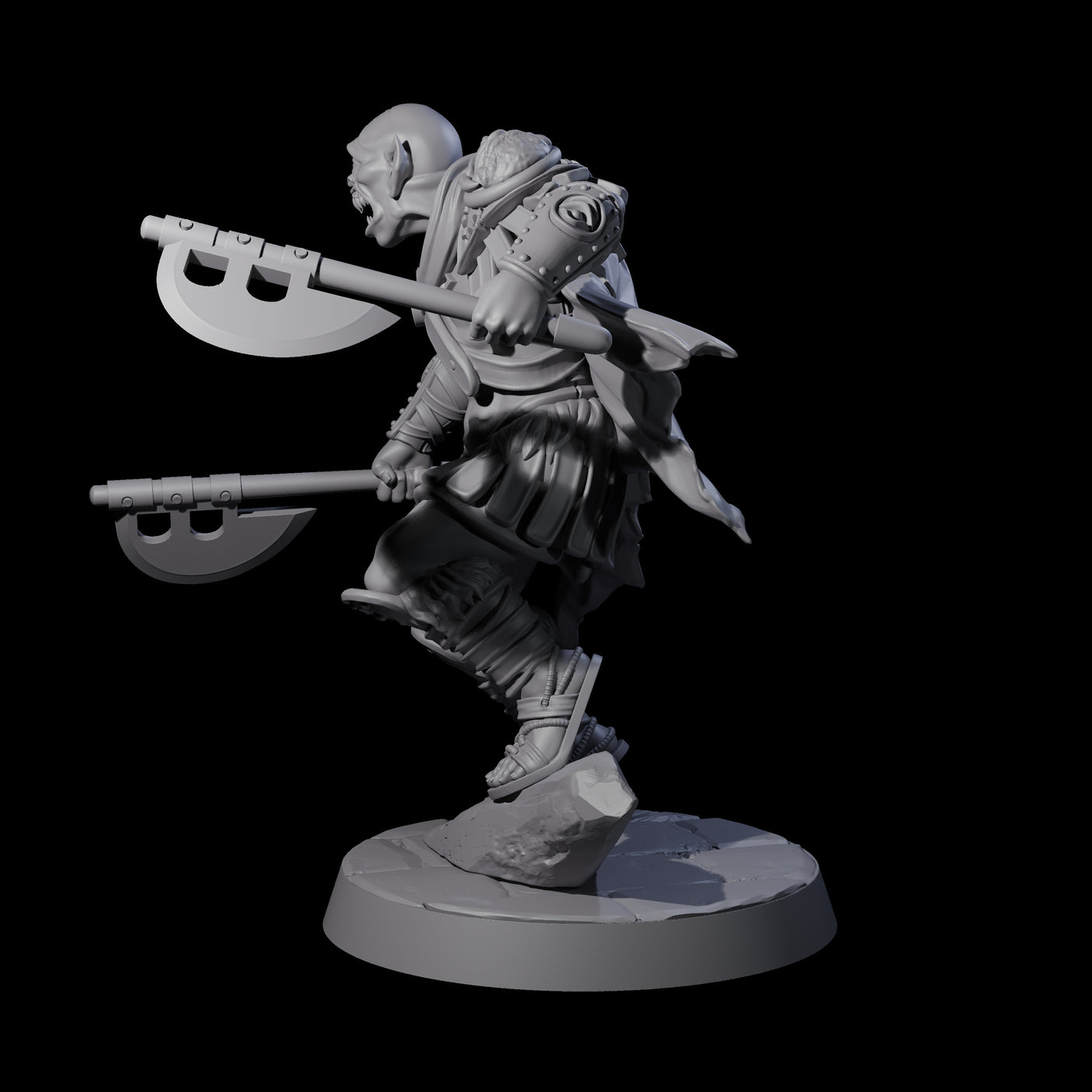 Filthy Cyclops Warrior D Miniature for Dungeons and Dragons, Pathfinder or other TTRPGs