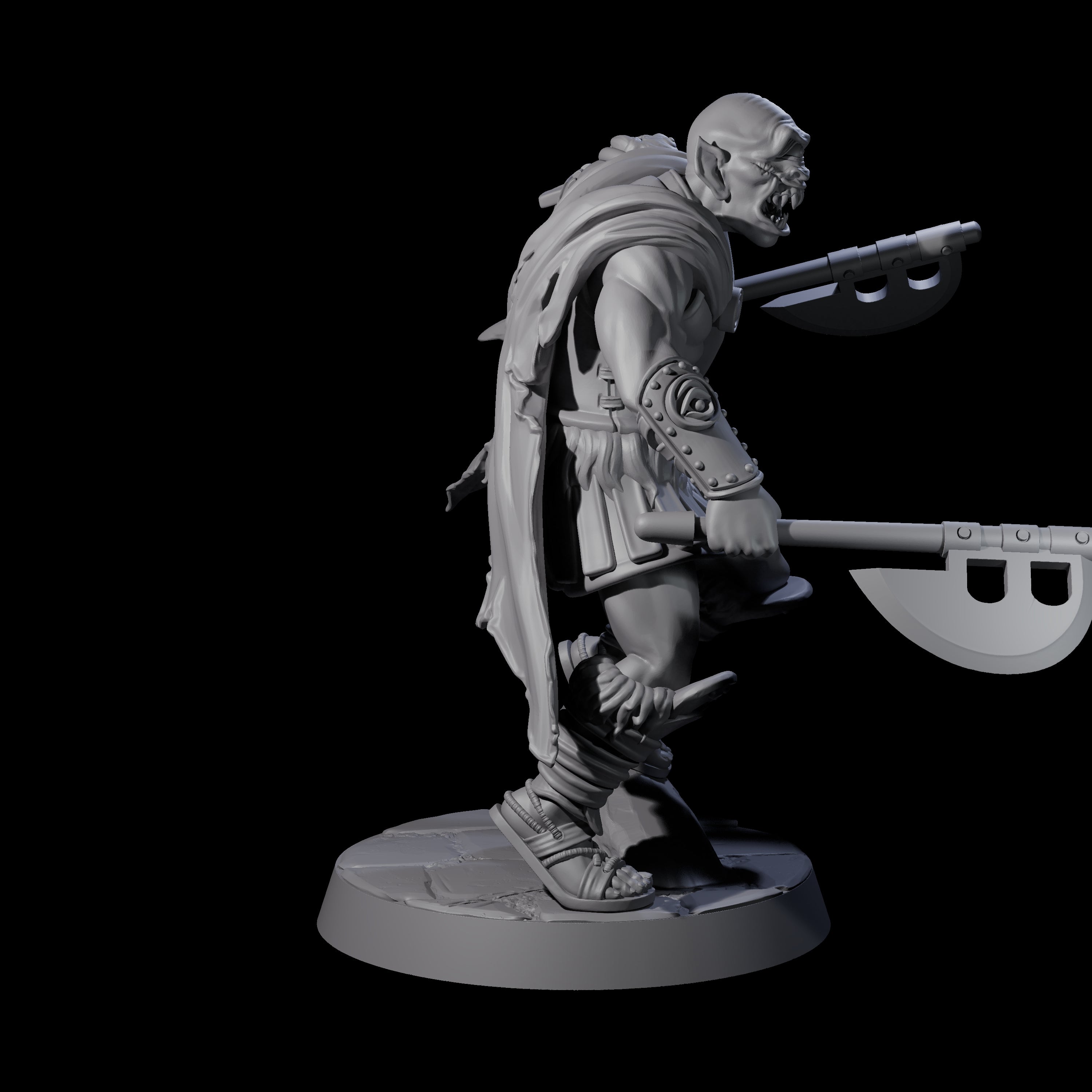 Filthy Cyclops Warrior D Miniature for Dungeons and Dragons, Pathfinder or other TTRPGs