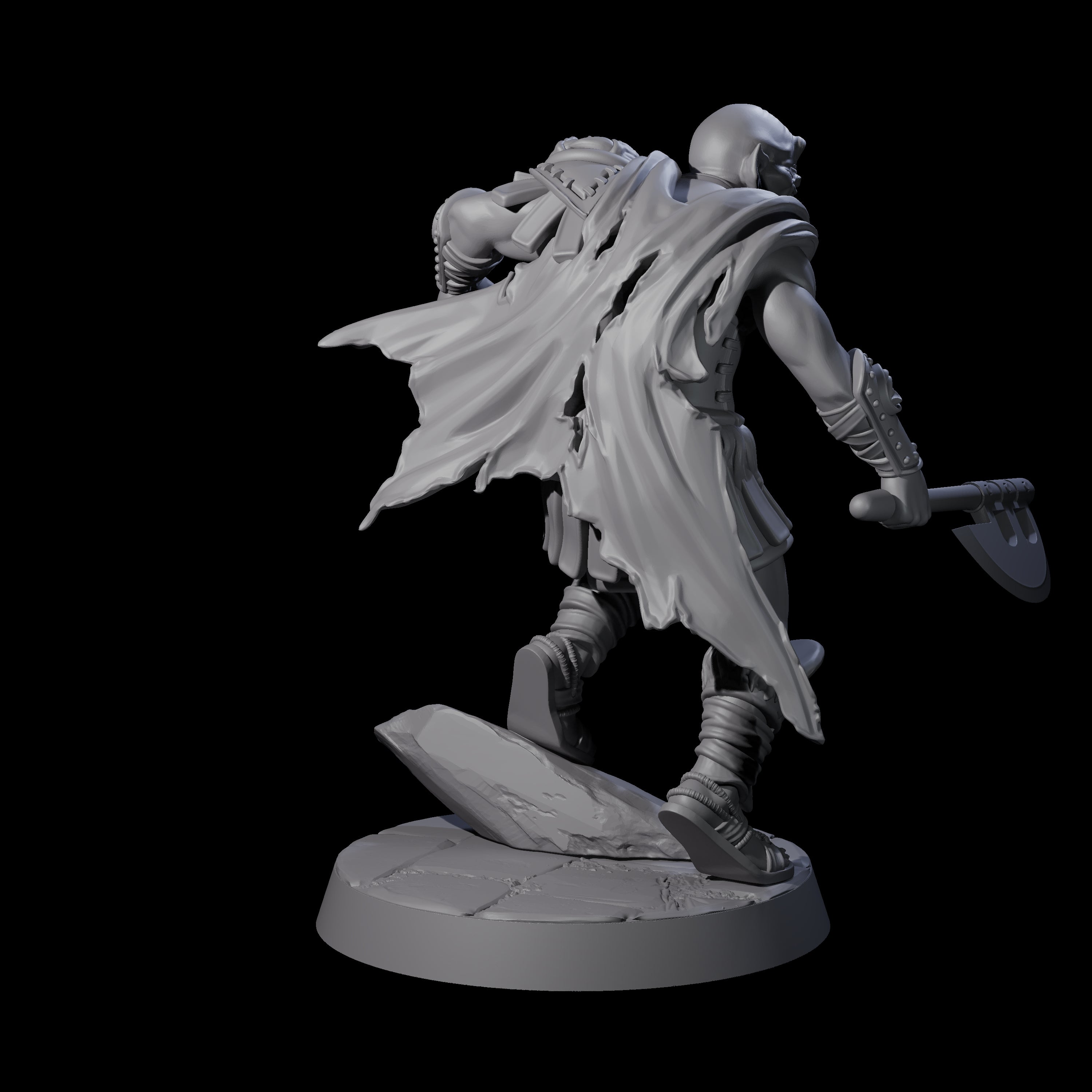 Filthy Cyclops Warrior D Miniature for Dungeons and Dragons, Pathfinder or other TTRPGs