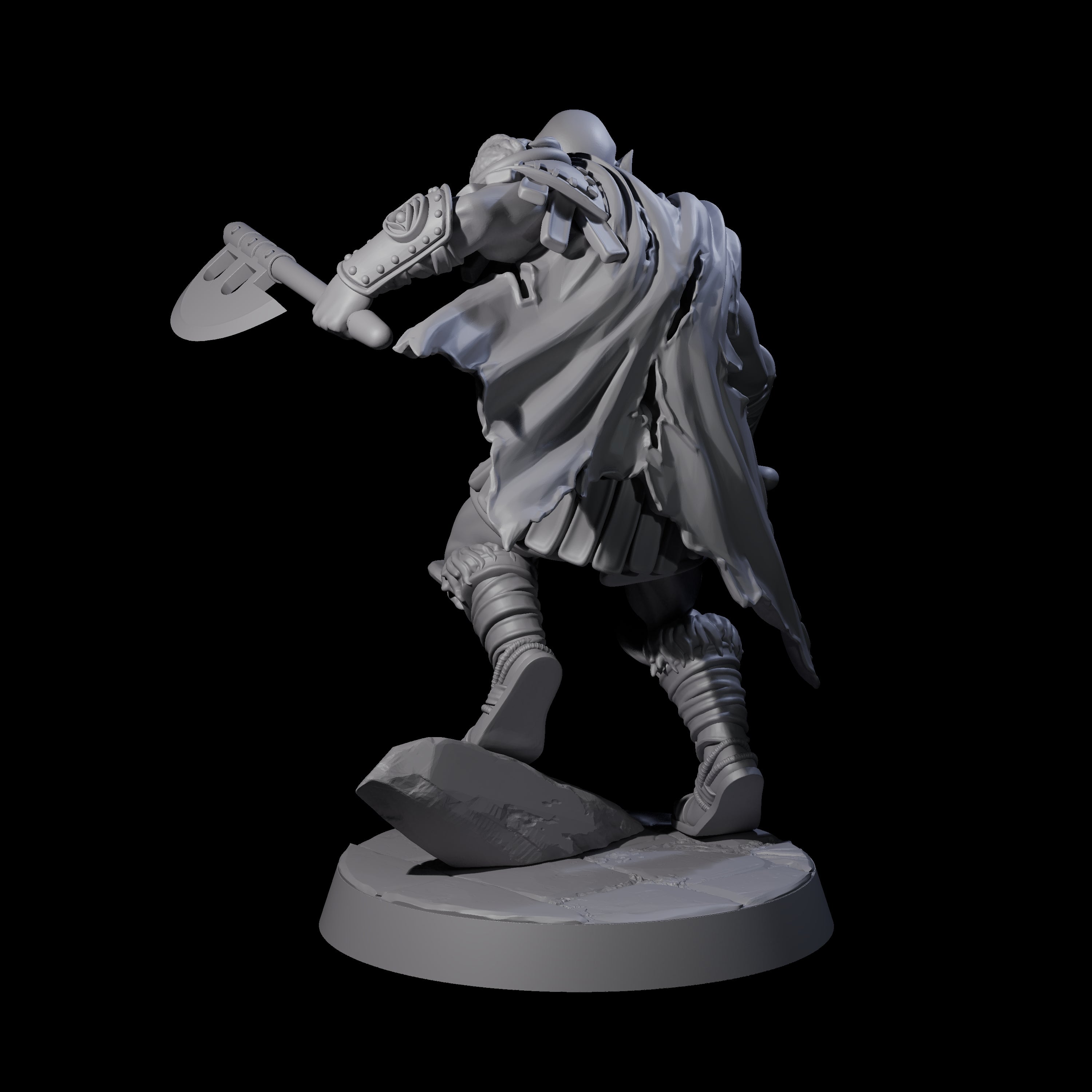 Filthy Cyclops Warrior D Miniature for Dungeons and Dragons, Pathfinder or other TTRPGs
