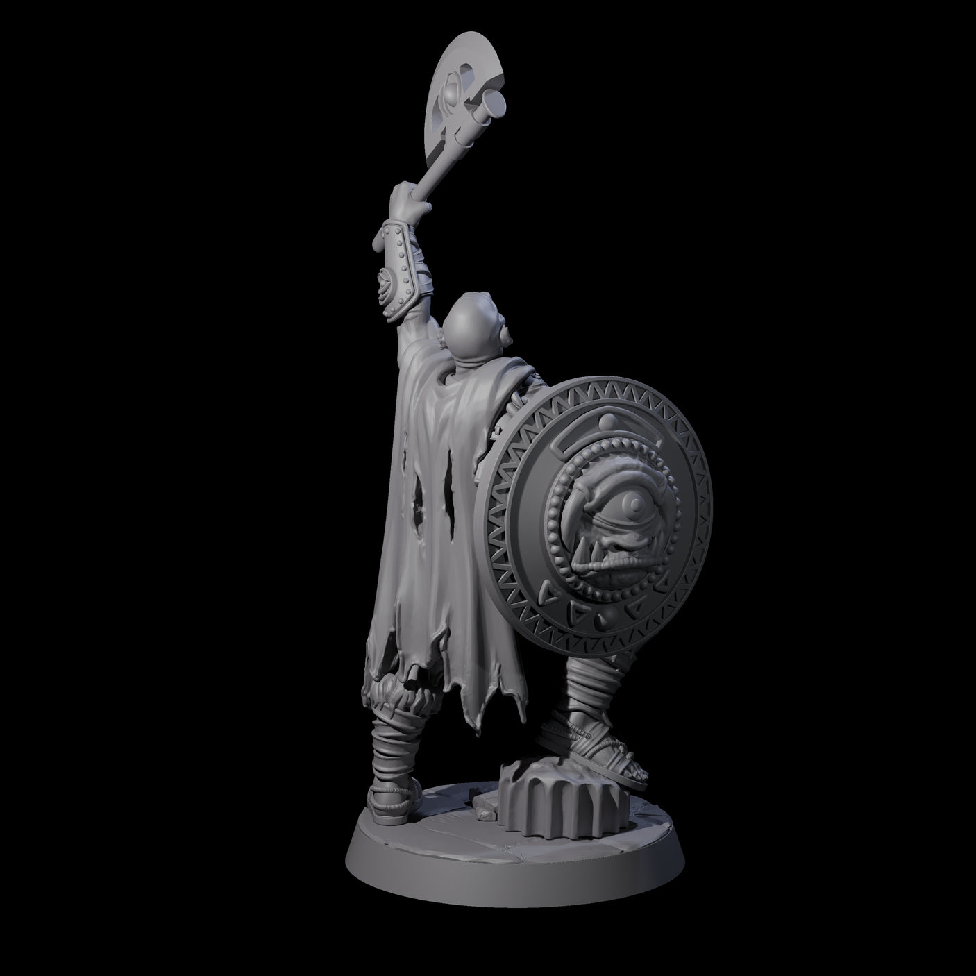 Filthy Cyclops Warrior E Miniature for Dungeons and Dragons, Pathfinder or other TTRPGs