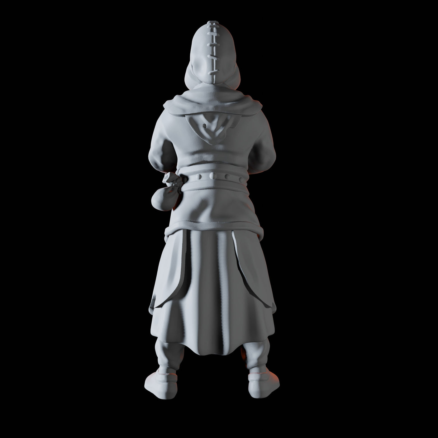 Fire Cultist Miniature for Dungeons and Dragons, Pathfinder or other TTRPGs