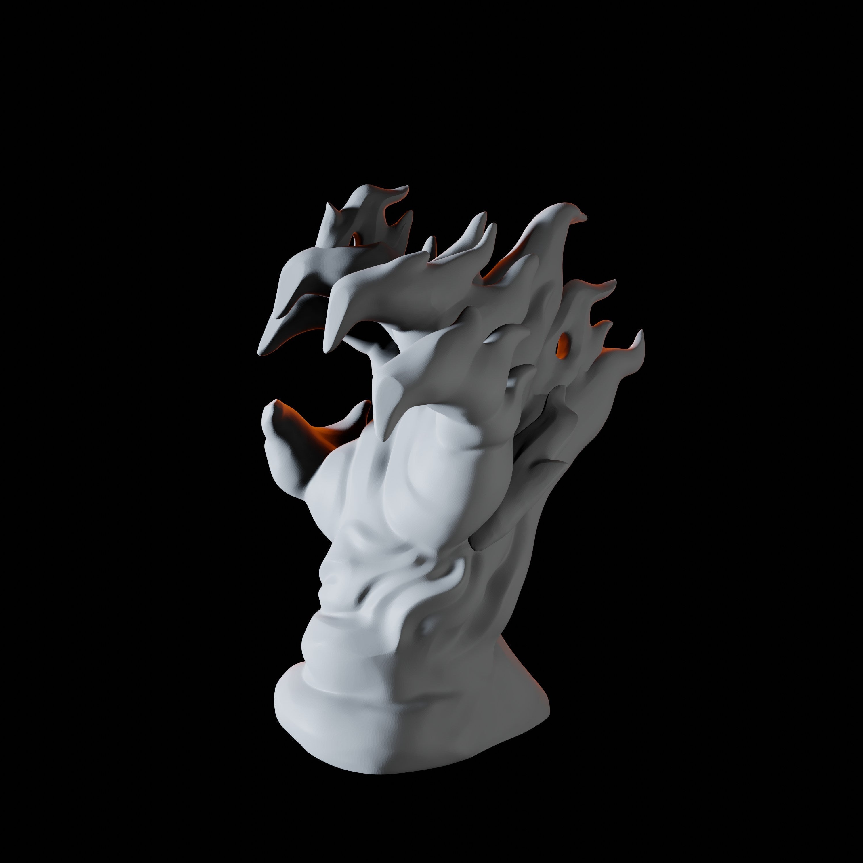 Fire Hand Miniature for Dungeons and Dragons, Pathfinder or other TTRPGs
