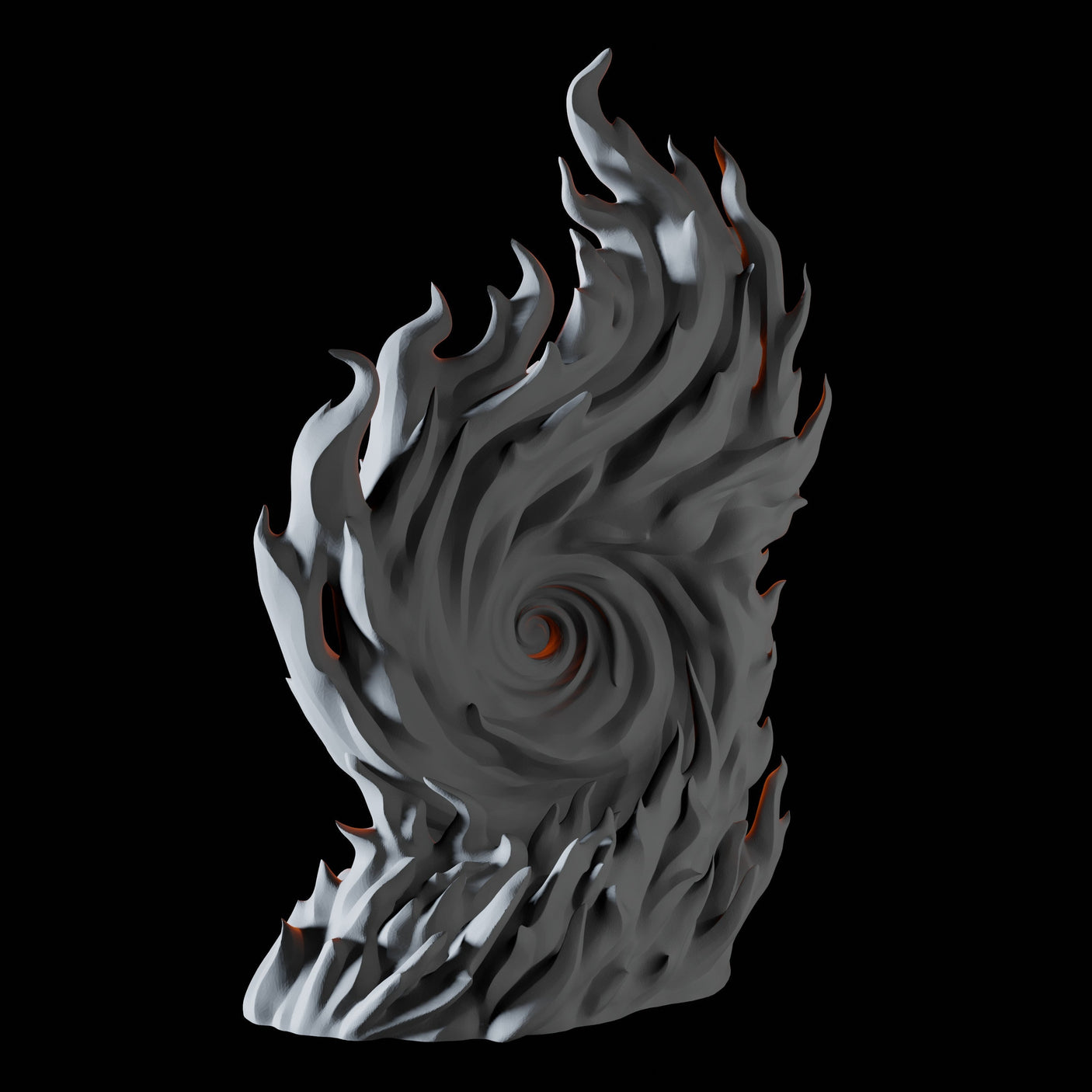 Fire Portal Miniature for Dungeons and Dragons, Pathfinder or other TTRPGs