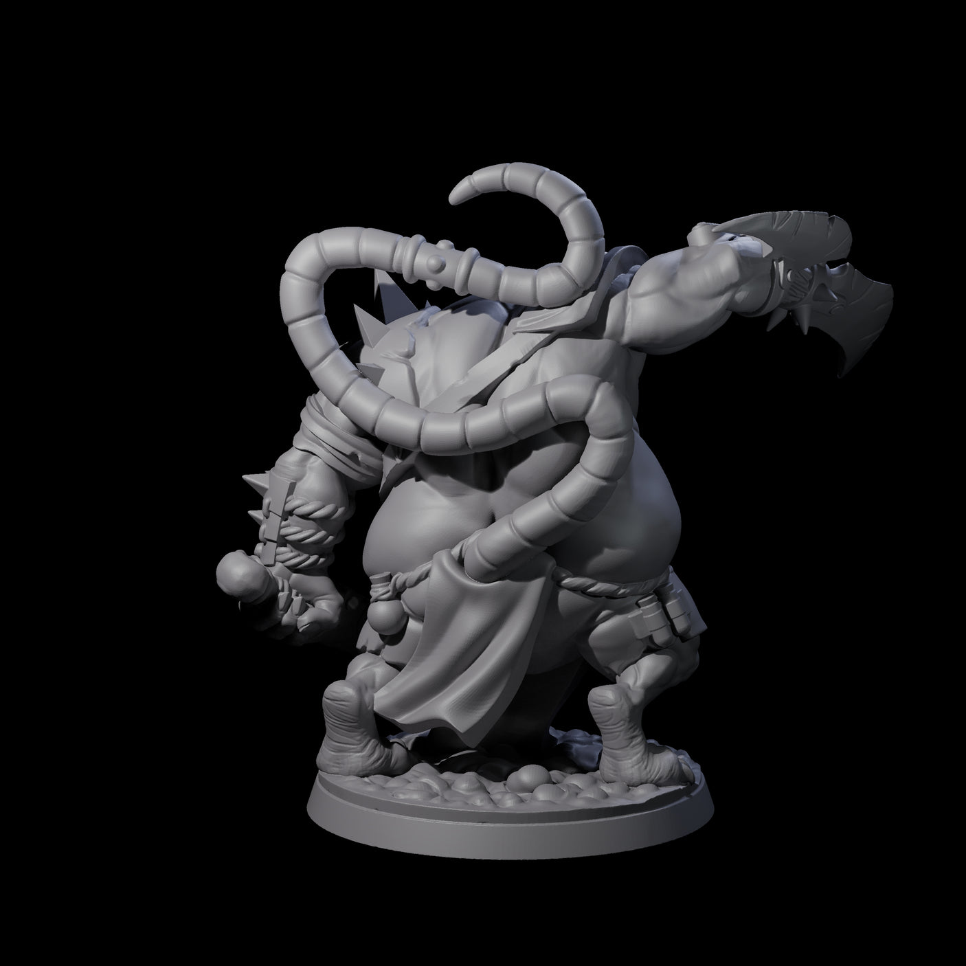 First Mate Ratfolk Pirate Miniature for Dungeons and Dragons, Pathfinder or other TTRPGs