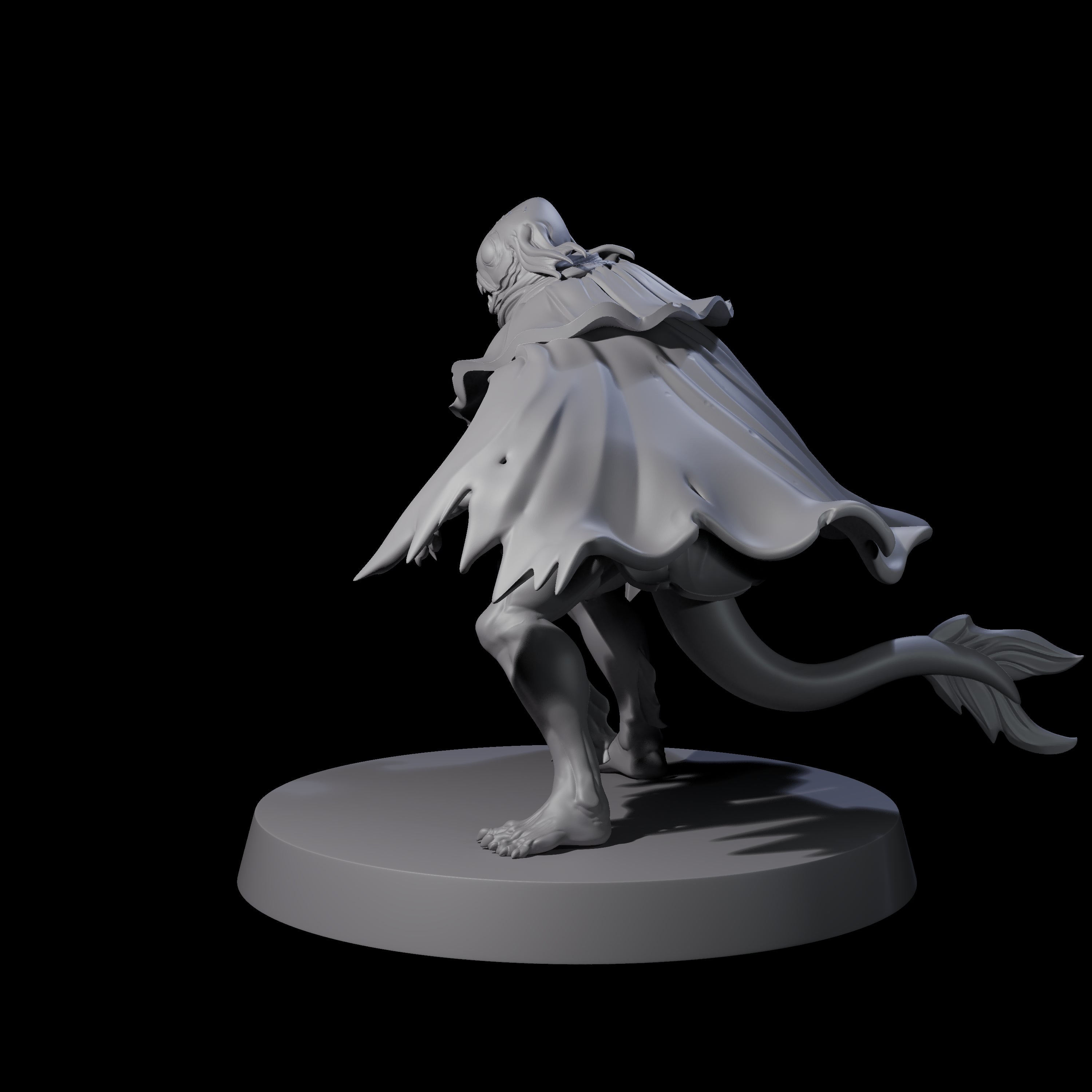 Fishy Deep One C Miniature for Dungeons and Dragons, Pathfinder or other TTRPGs