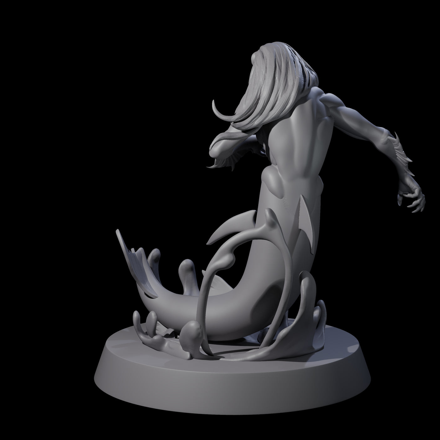 Fishy Deep One E Miniature for Dungeons and Dragons, Pathfinder or other TTRPGs