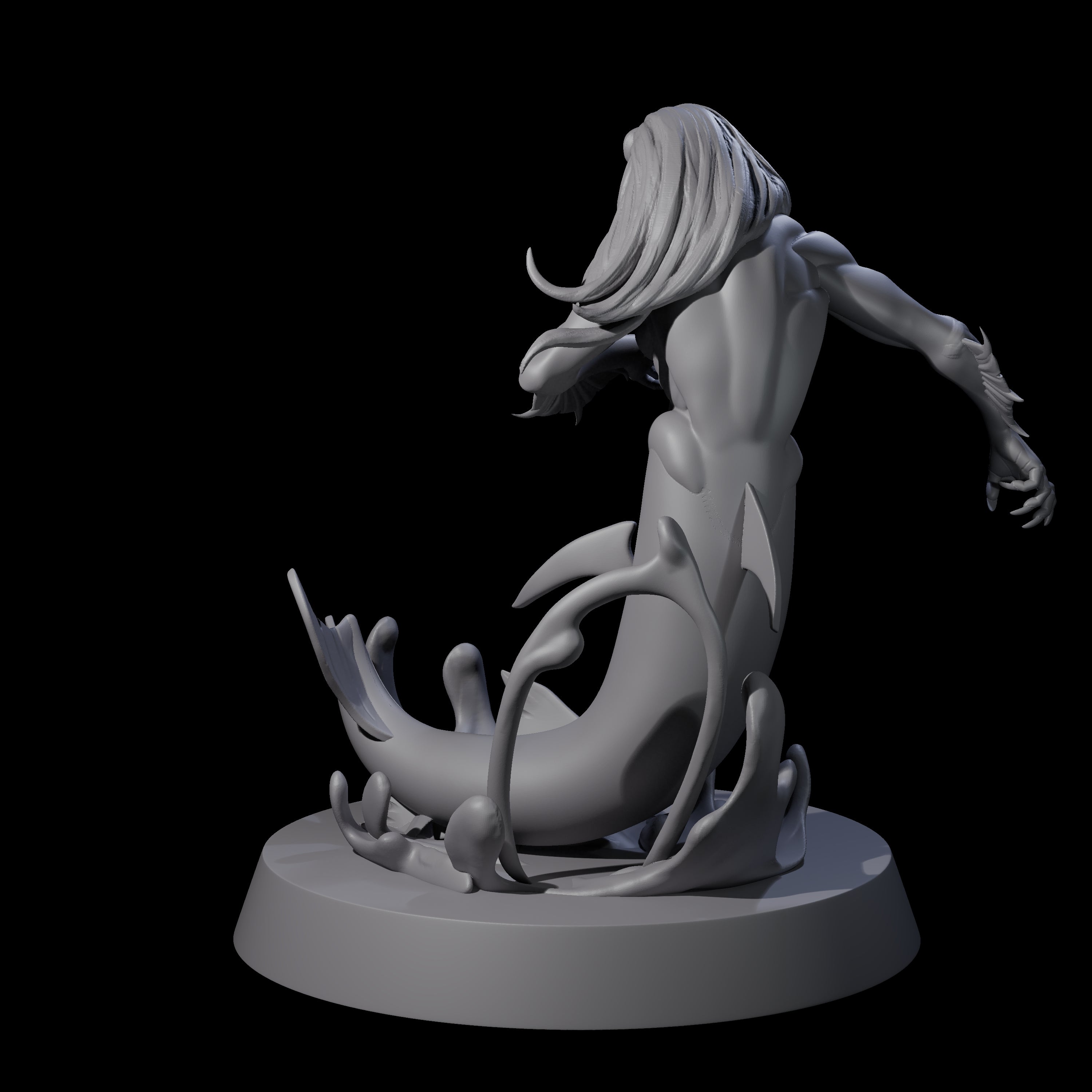 Fishy Deep One E Miniature for Dungeons and Dragons, Pathfinder or other TTRPGs