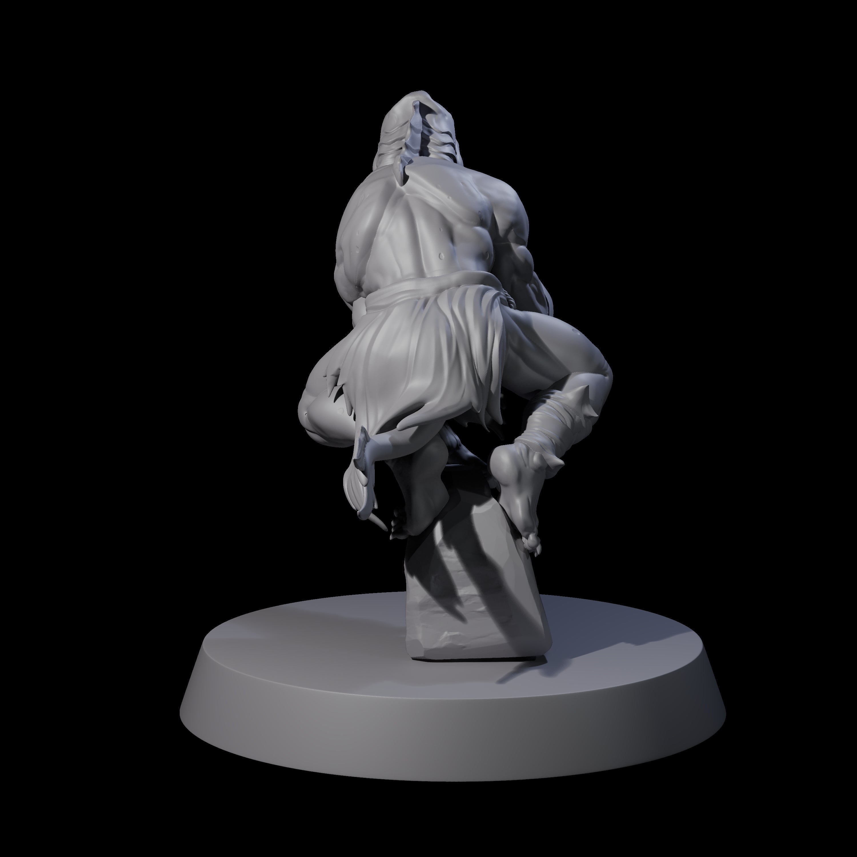 Fishy Deep One F Miniature for Dungeons and Dragons, Pathfinder or other TTRPGs